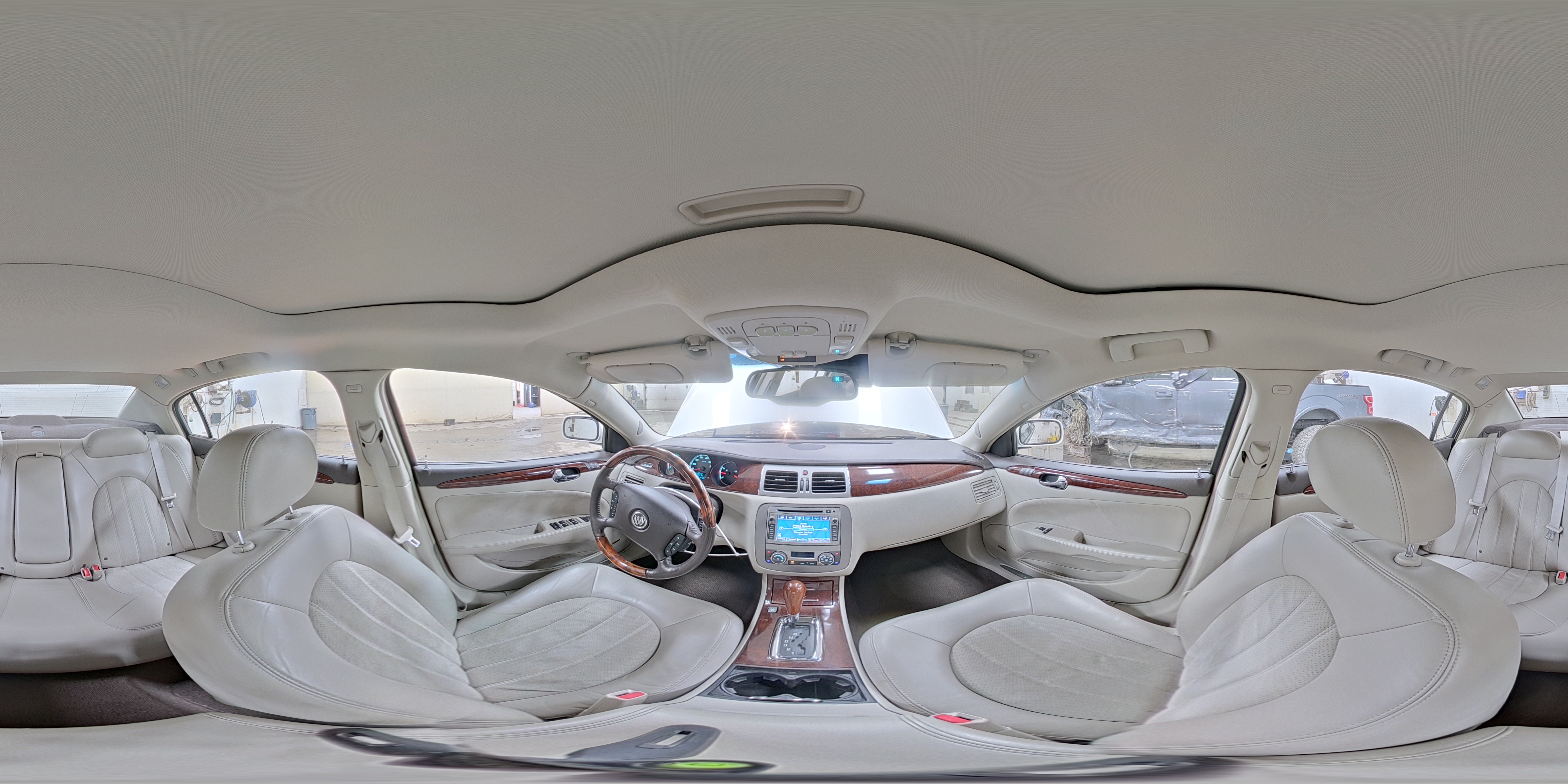 2008 Buick Lucerne Super Series White vin: 1G4HF57968U210220