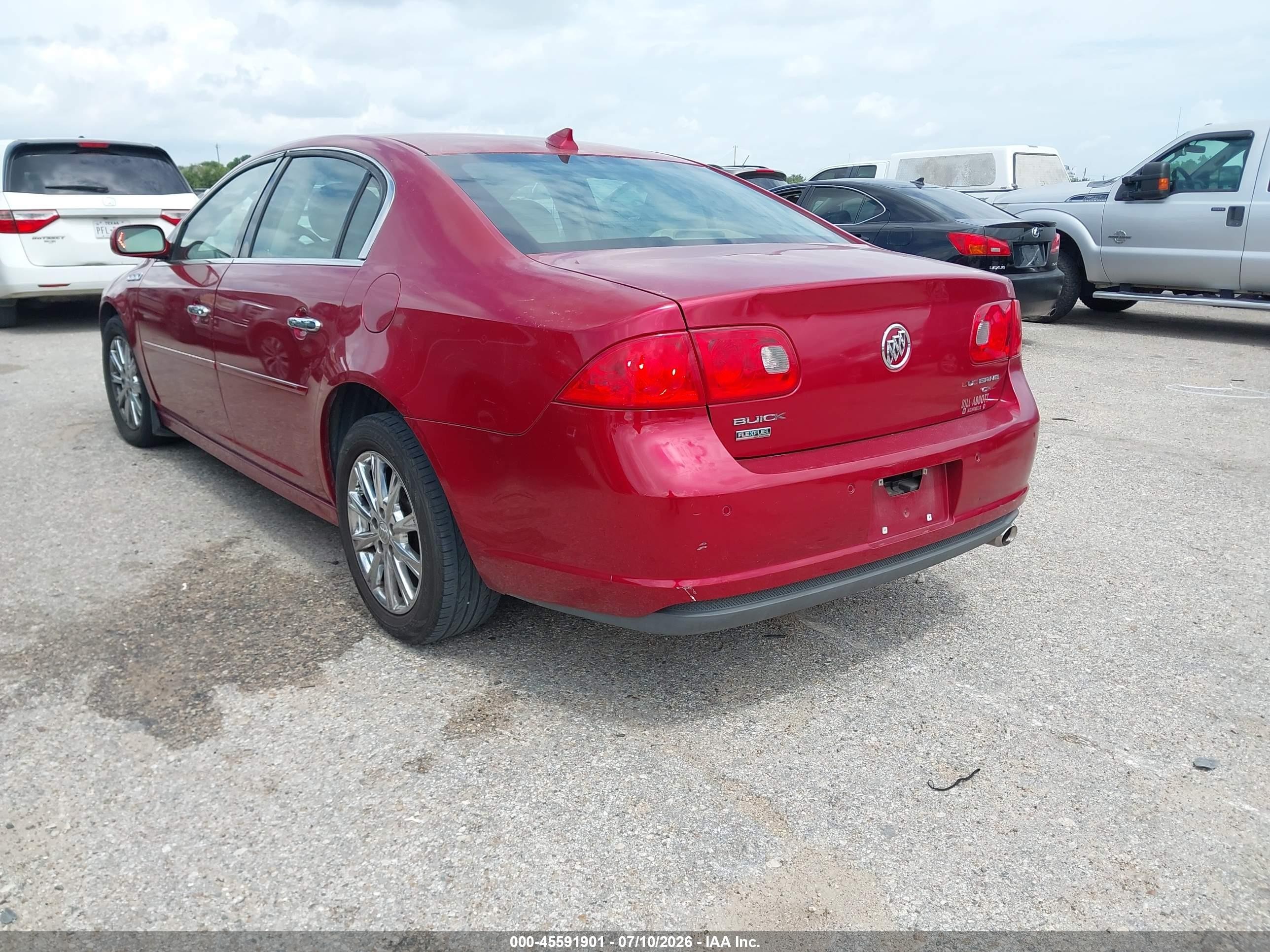 2011 Buick Lucerne Cxl Premium Красный vin: 1G4HJ5EM0BU140887
