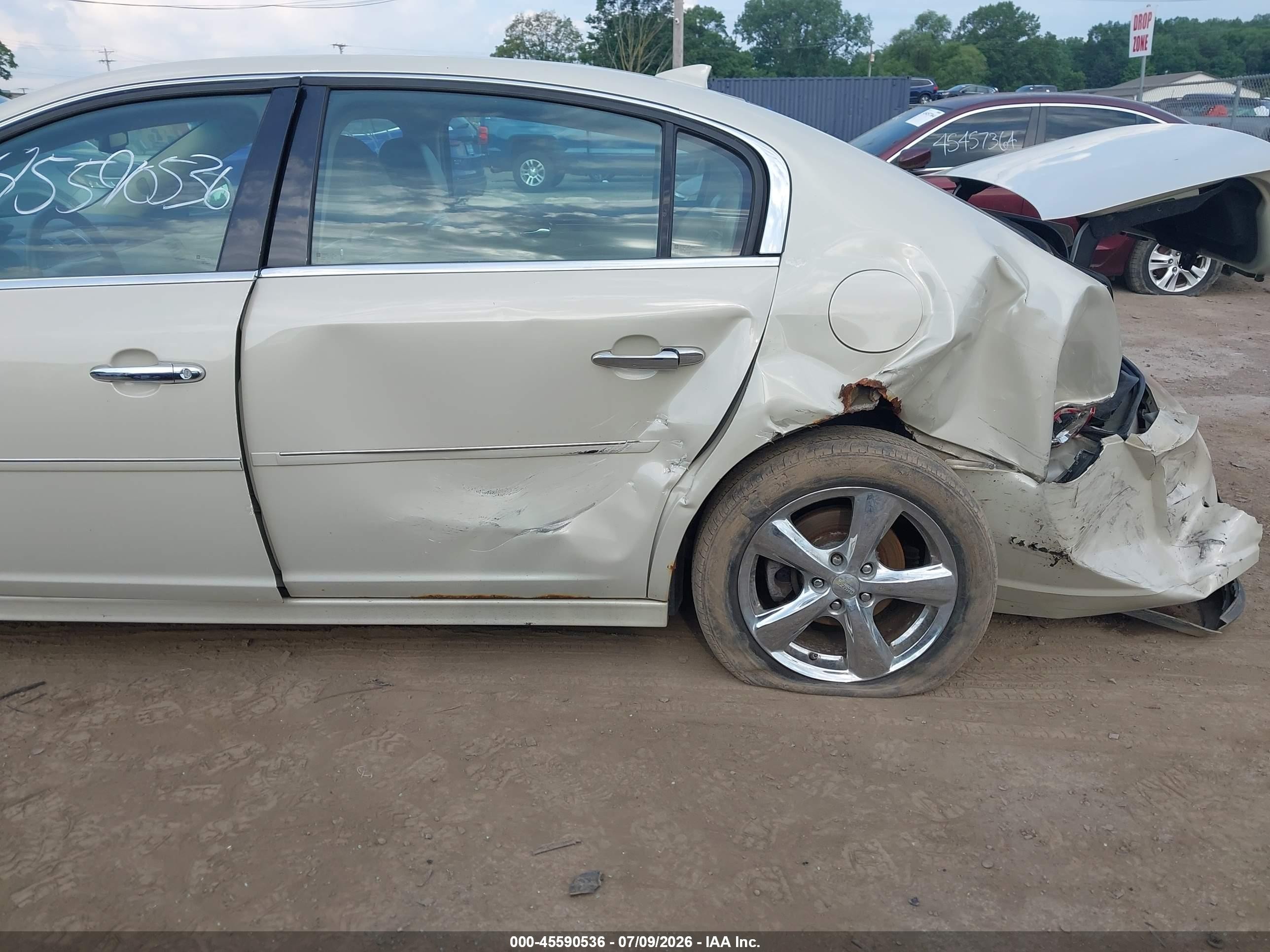 2011 Buick Lucerne Cxl Premium Cream vin: 1G4HJ5EM1BU118249