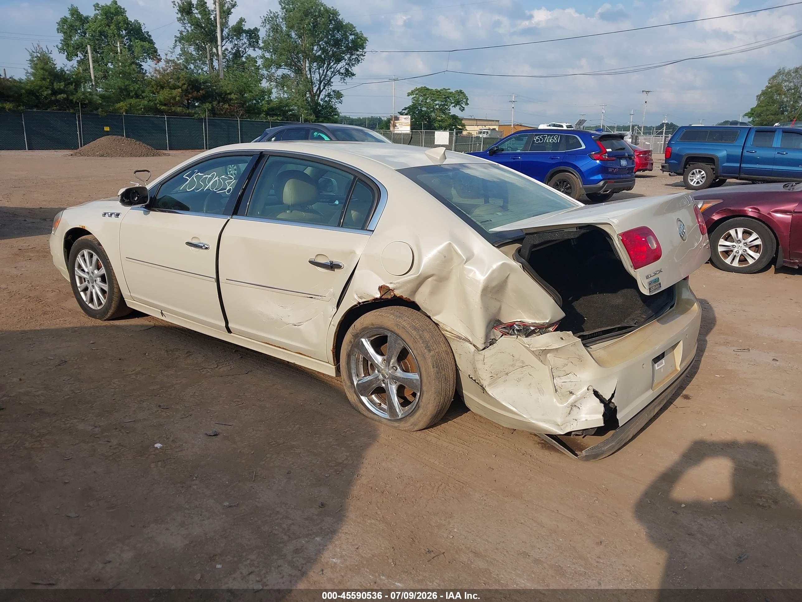 2011 Buick Lucerne Cxl Premium Cream vin: 1G4HJ5EM1BU118249