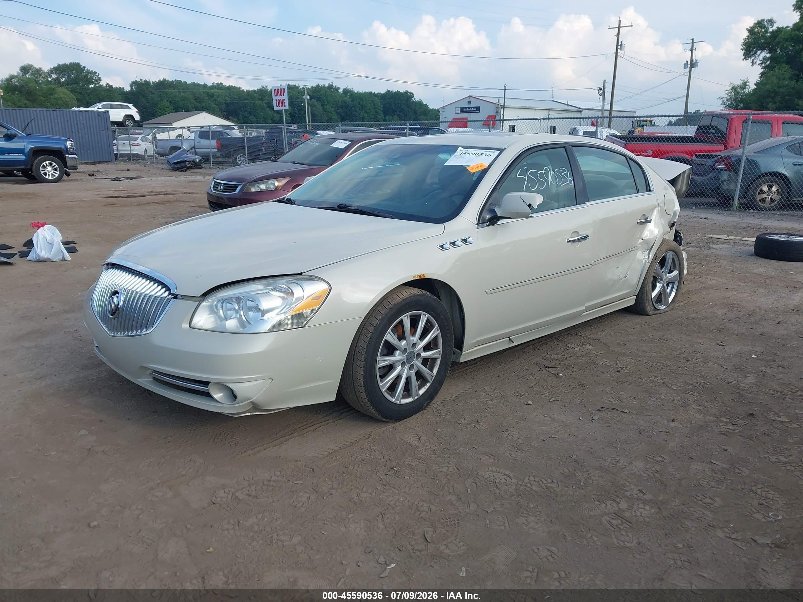 2011 Buick Lucerne Cxl Premium Cream vin: 1G4HJ5EM1BU118249