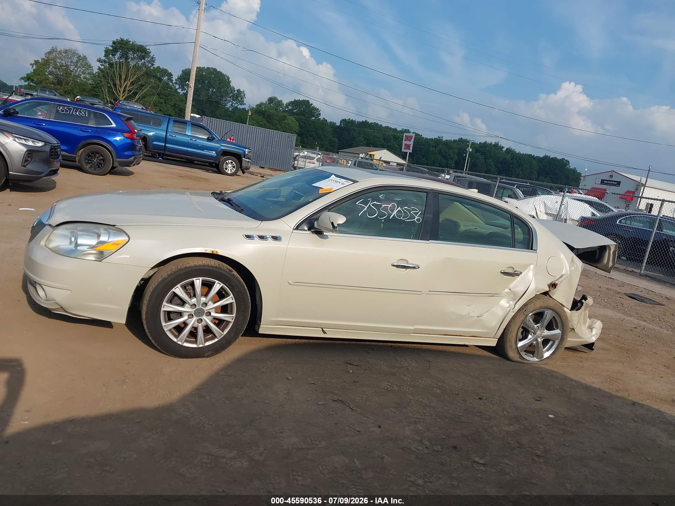 2011 Buick Lucerne Cxl Premium Cream vin: 1G4HJ5EM1BU118249