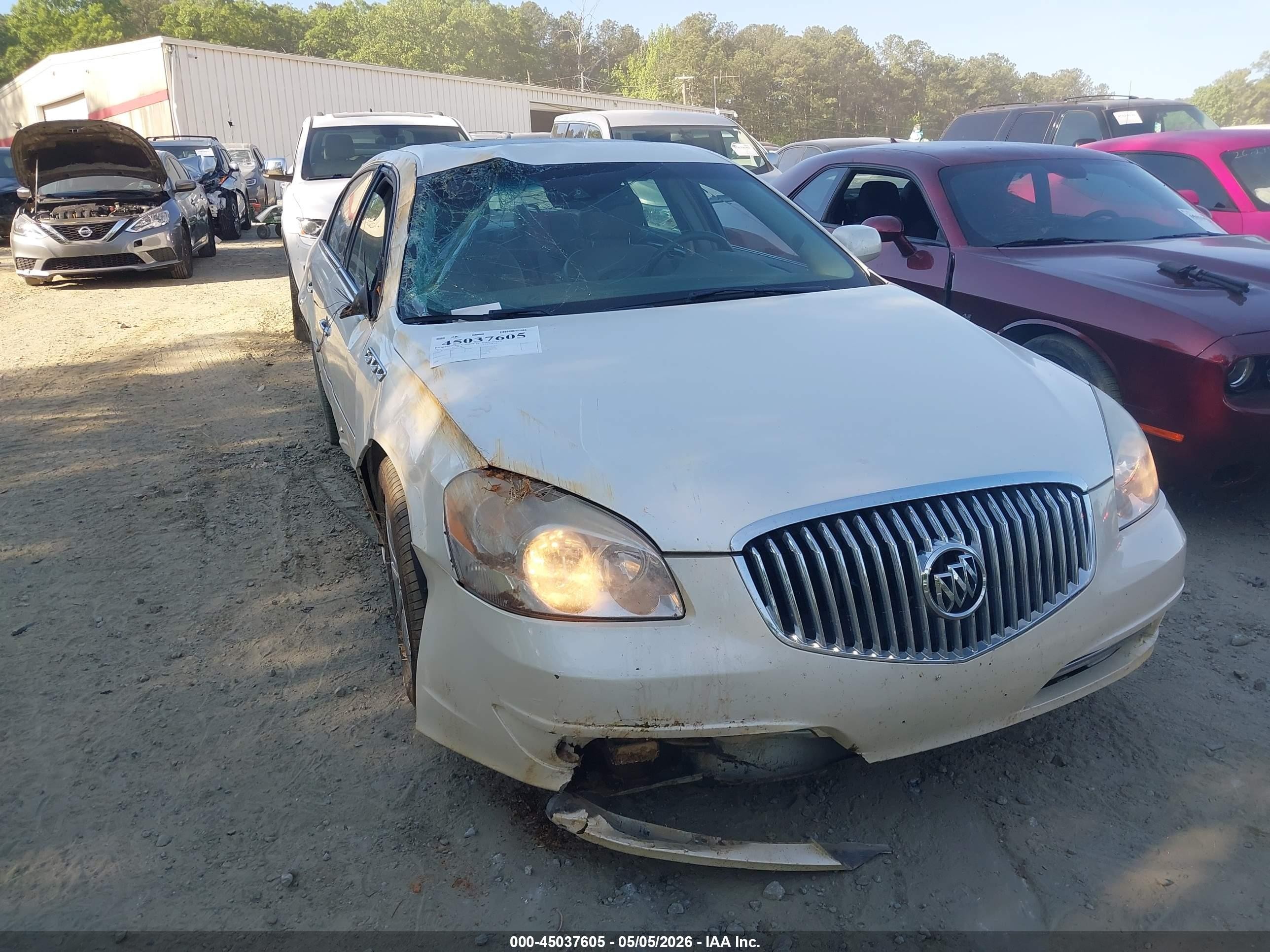 2011 Buick Lucerne Cxl Premium White vin: 1G4HJ5EM2BU106871
