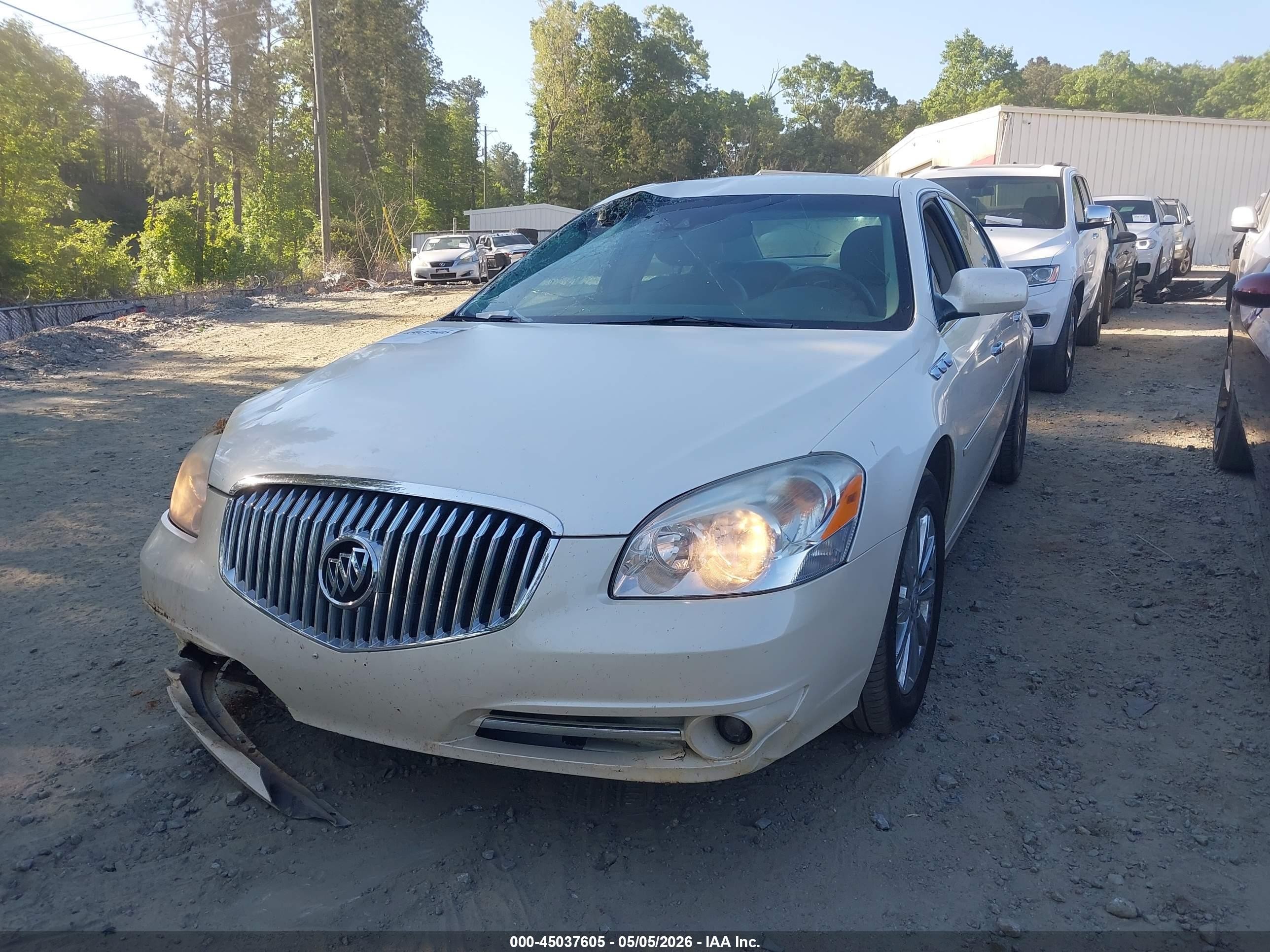 2011 Buick Lucerne Cxl Premium White vin: 1G4HJ5EM2BU106871