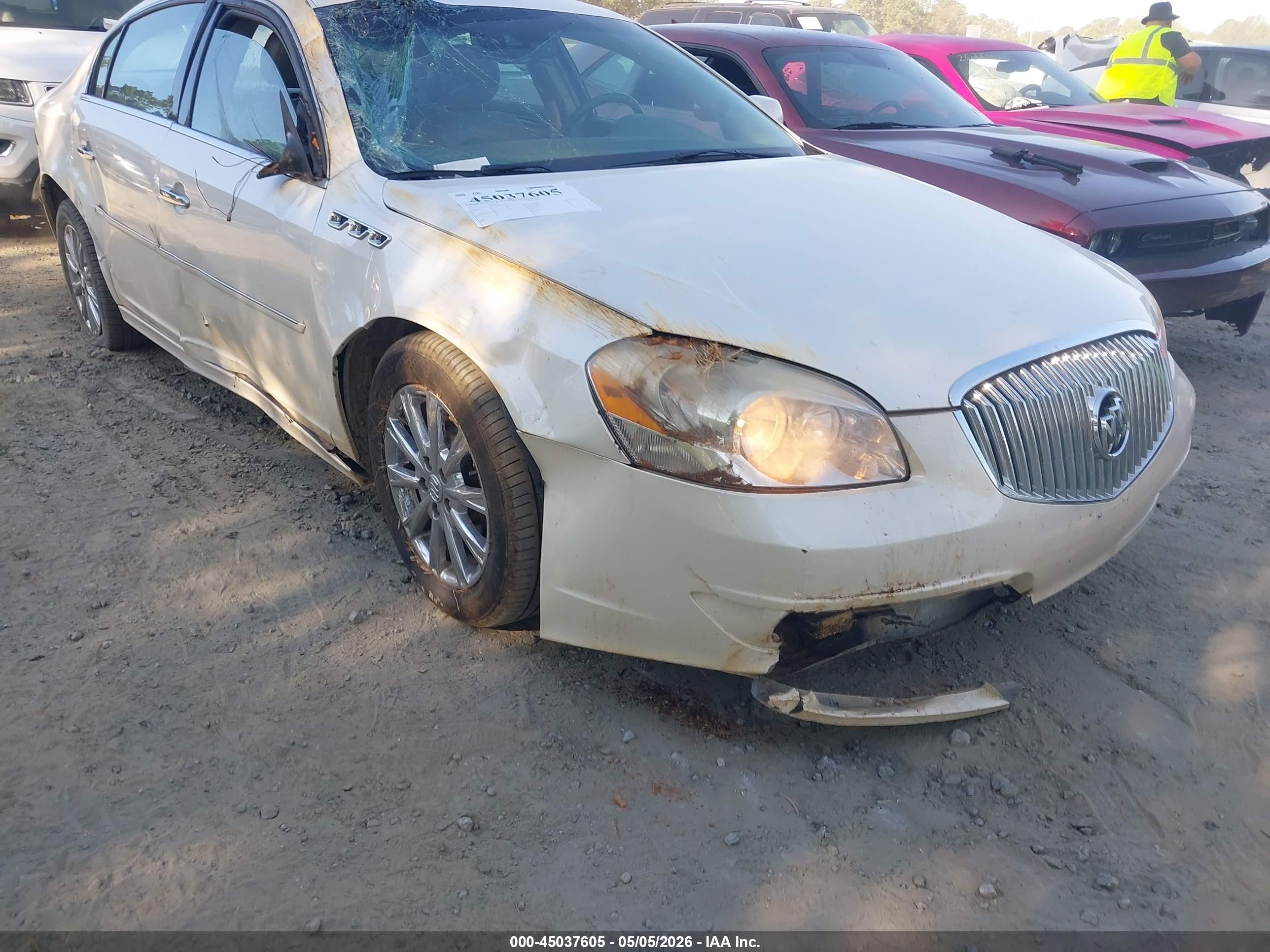 2011 Buick Lucerne Cxl Premium White vin: 1G4HJ5EM2BU106871