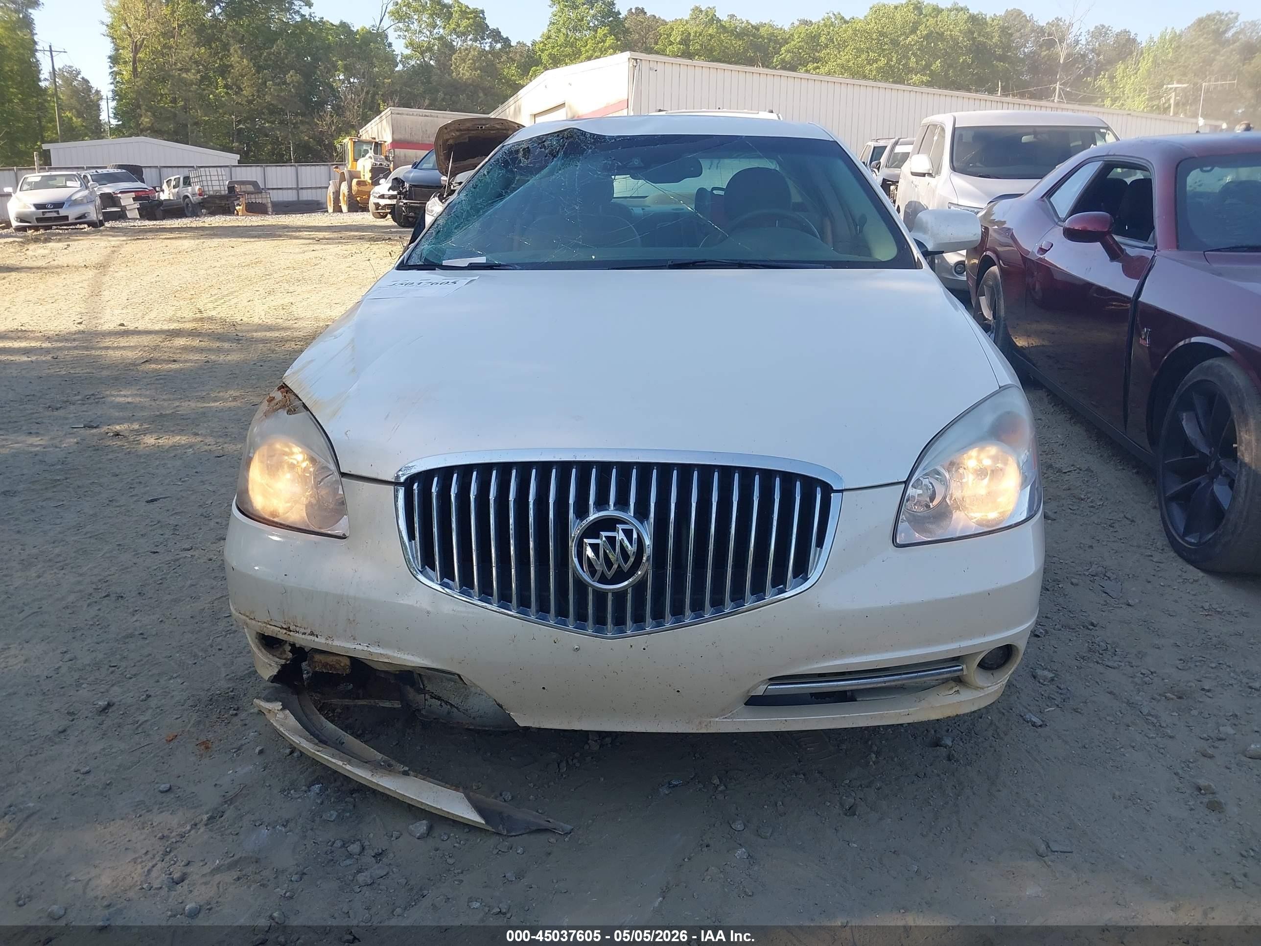 2011 Buick Lucerne Cxl Premium White vin: 1G4HJ5EM2BU106871