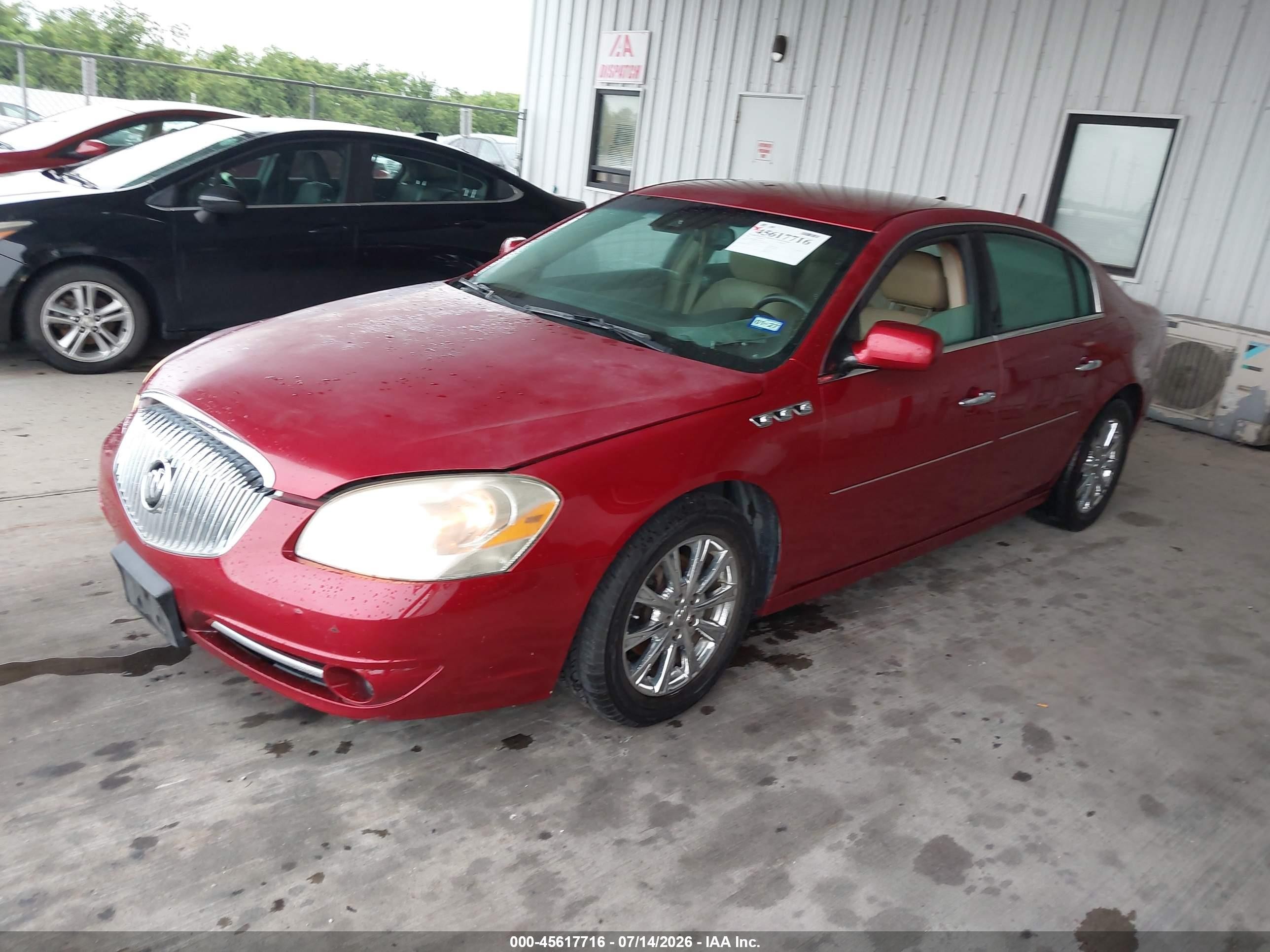 2011 Buick Lucerne Cxl Premium Burgundy vin: 1G4HJ5EM2BU125372
