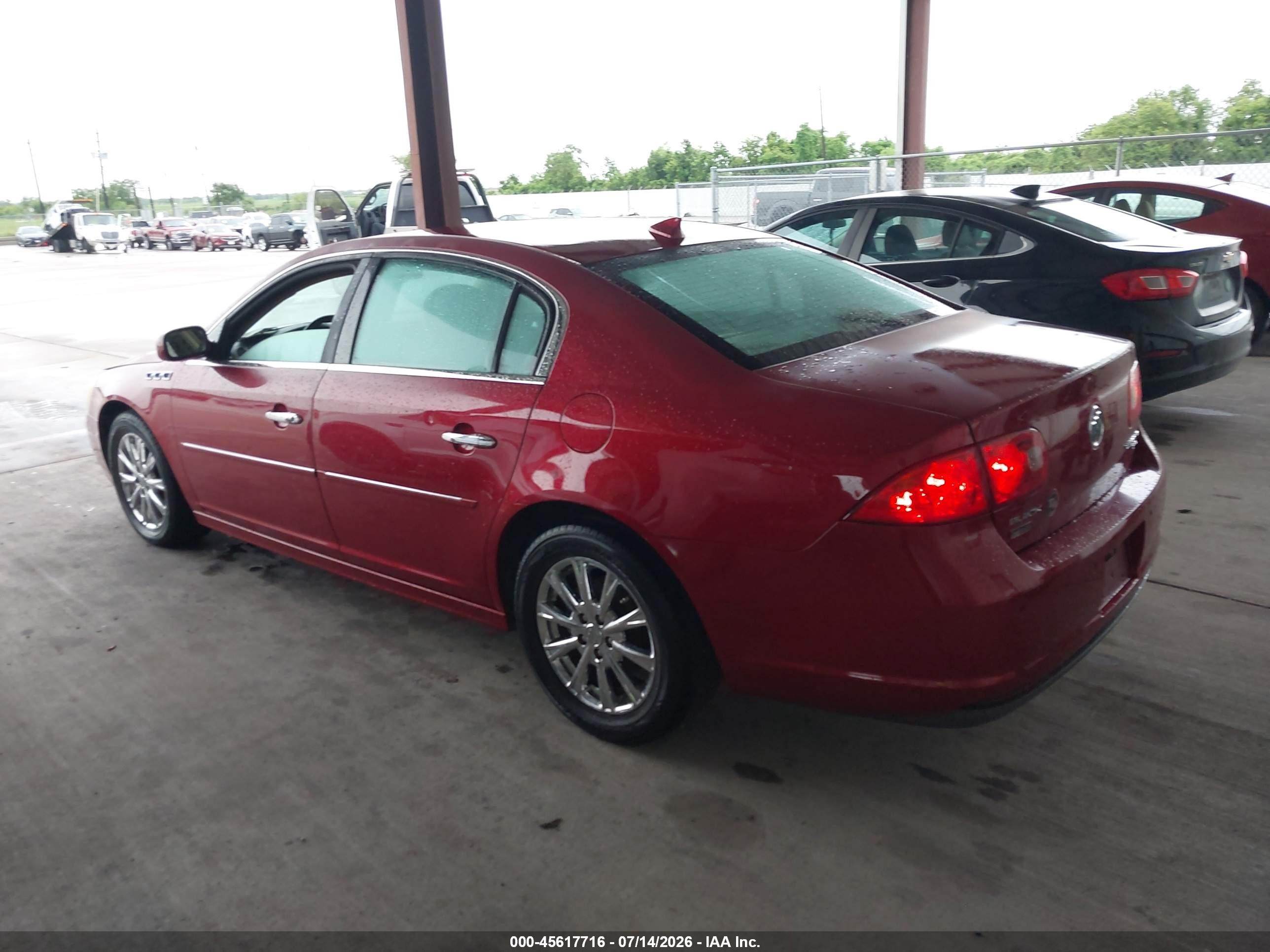 2011 Buick Lucerne Cxl Premium Burgundy vin: 1G4HJ5EM2BU125372