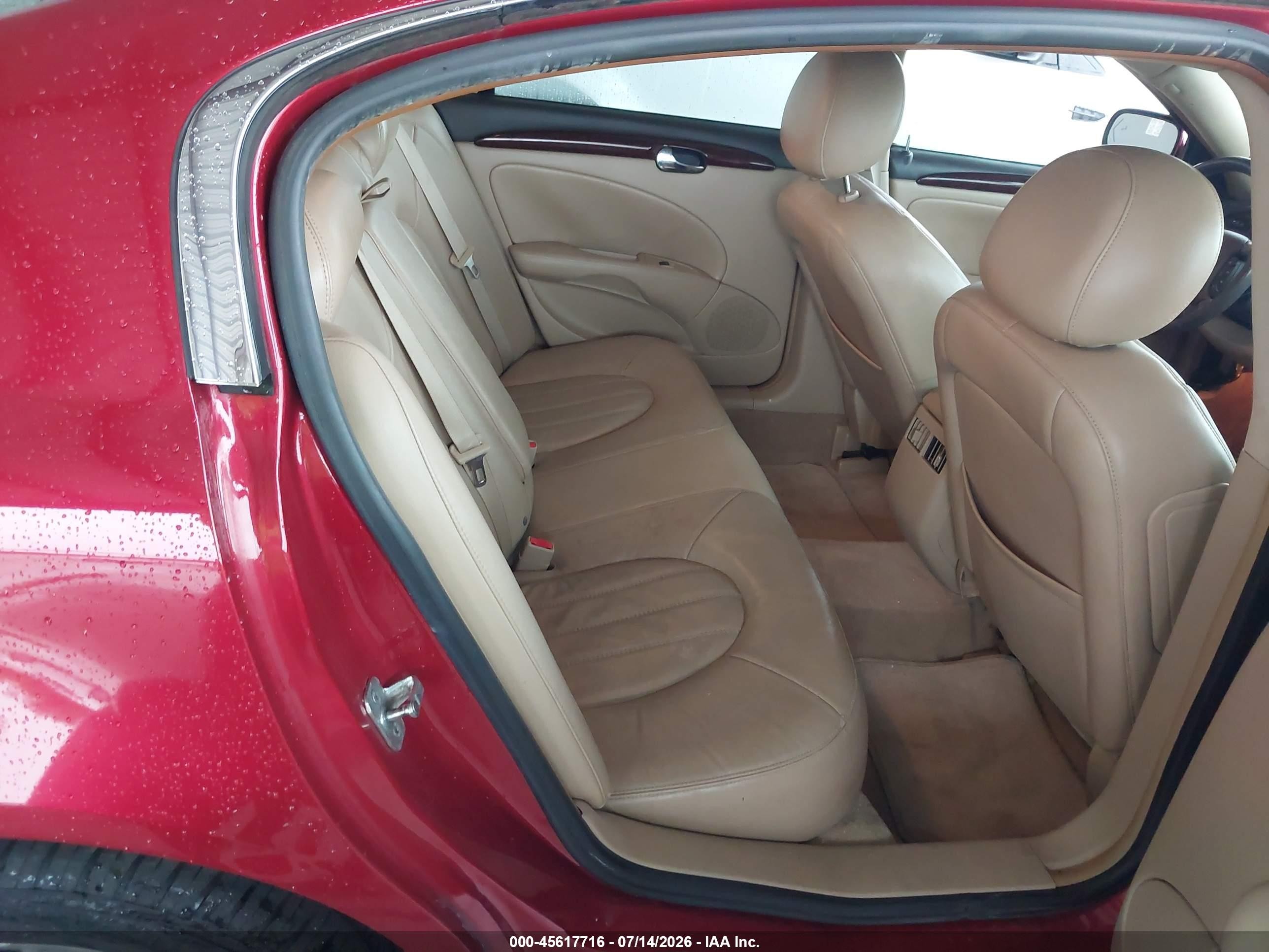 2011 Buick Lucerne Cxl Premium Burgundy vin: 1G4HJ5EM2BU125372