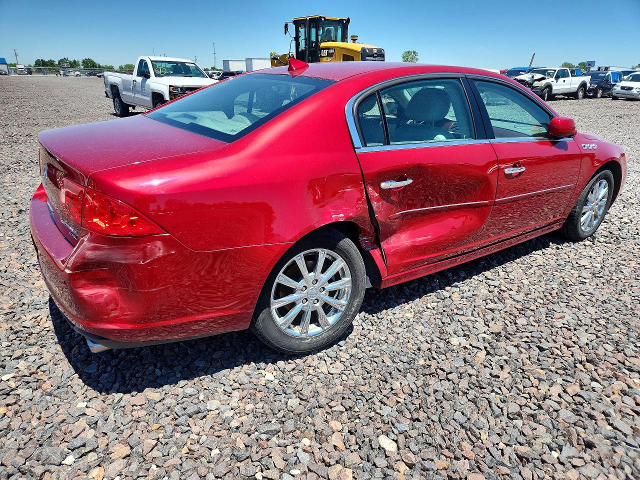 2011 Buick Lucerne Cxl Red vin: 1G4HJ5EM2BU135089