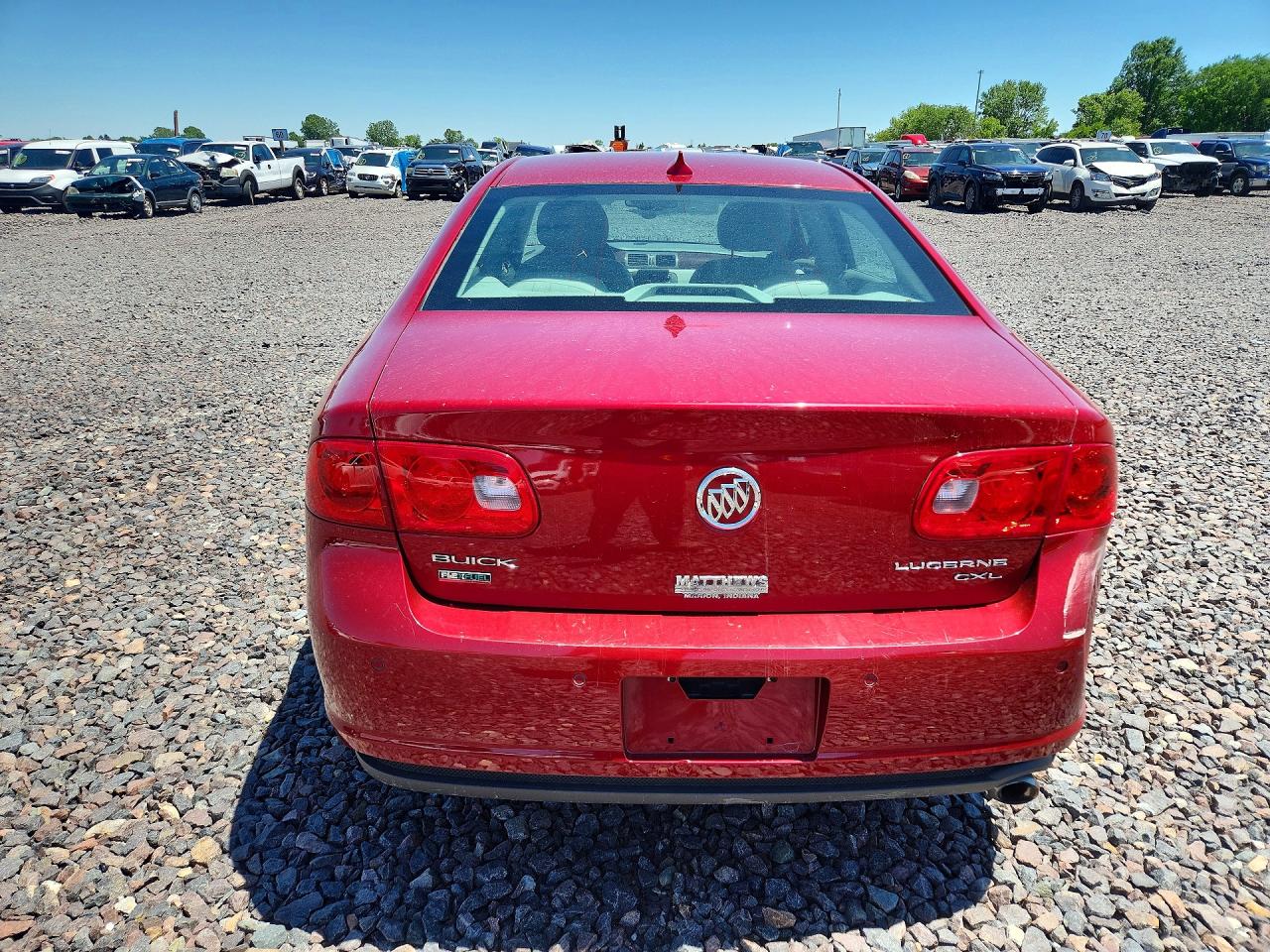 2011 Buick Lucerne Cxl Red vin: 1G4HJ5EM2BU135089
