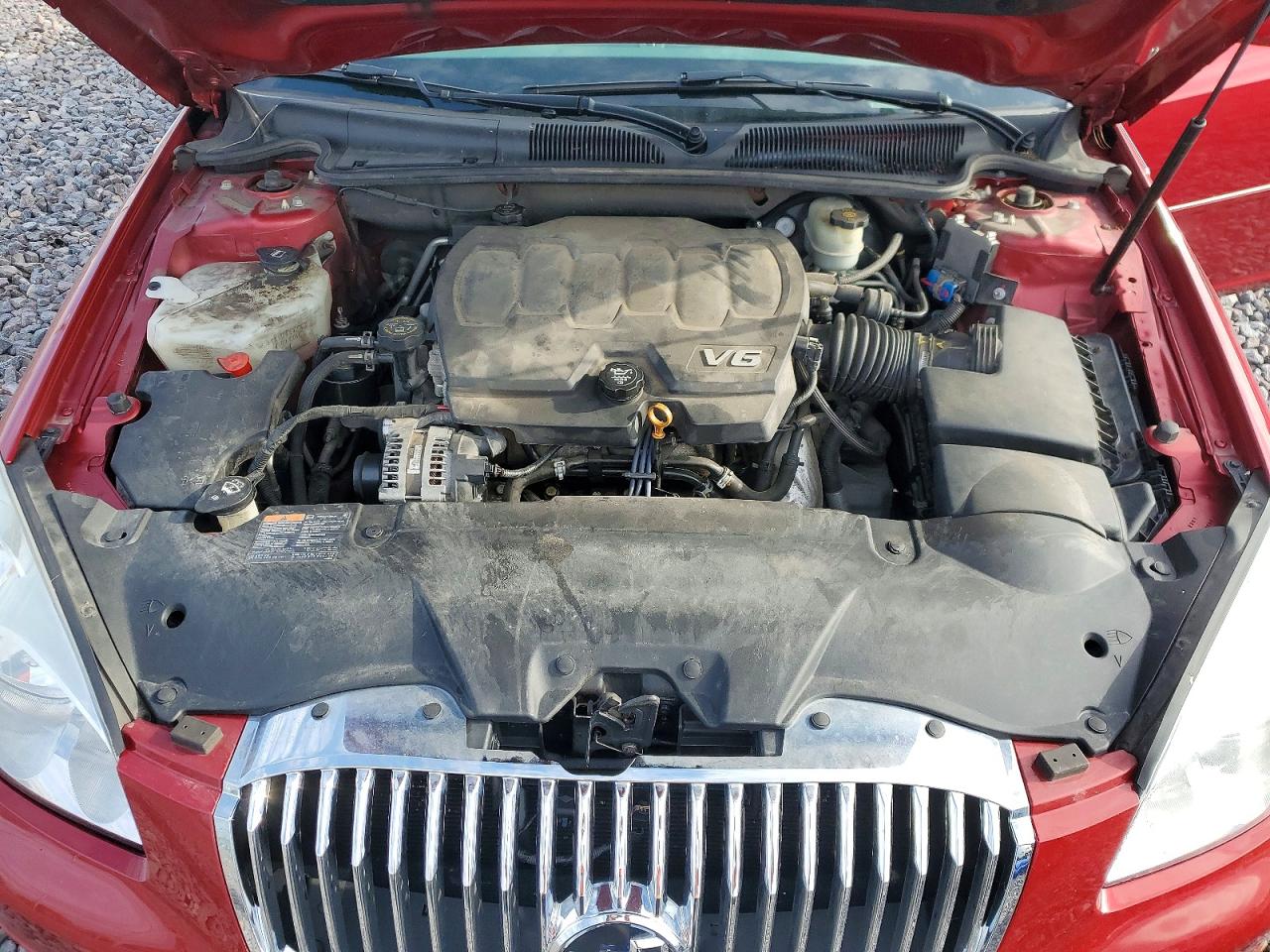 2011 Buick Lucerne Cxl Red vin: 1G4HJ5EM2BU135089