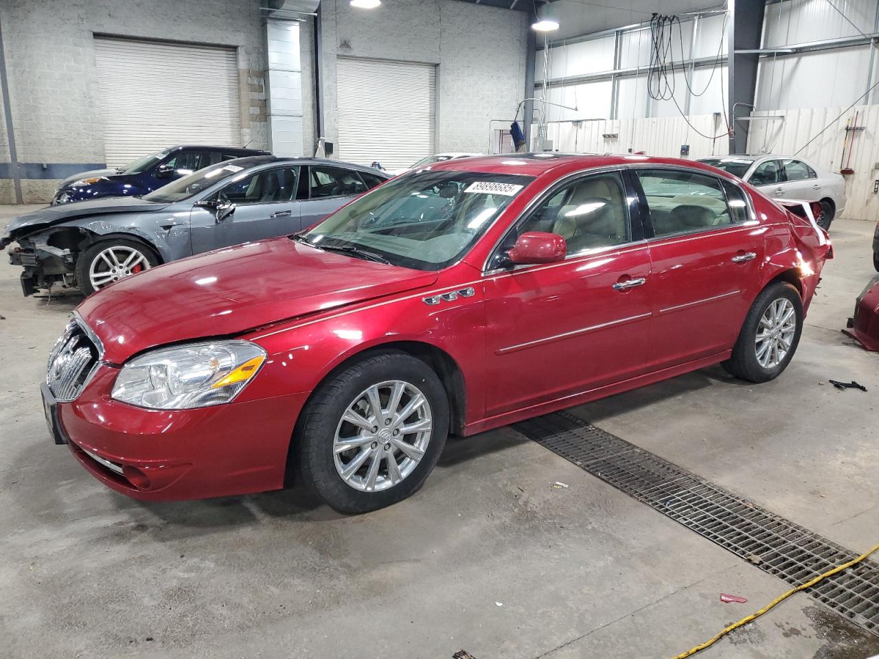 2011 Buick Lucerne Cxl Red vin: 1G4HJ5EM3BU111173