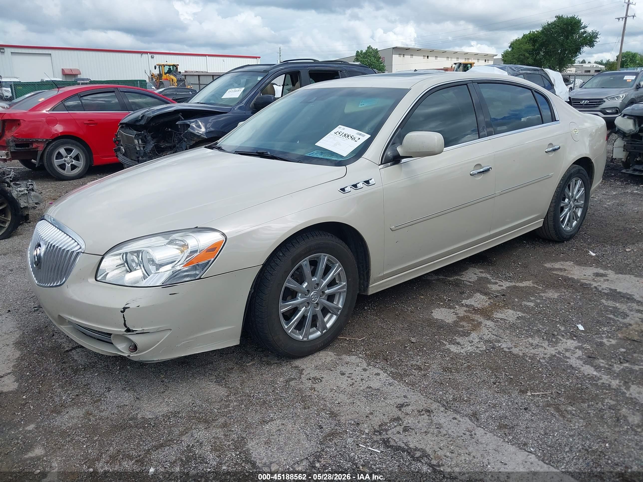 2011 Buick Lucerne Cxl Premium Cream vin: 1G4HJ5EM4BU107410