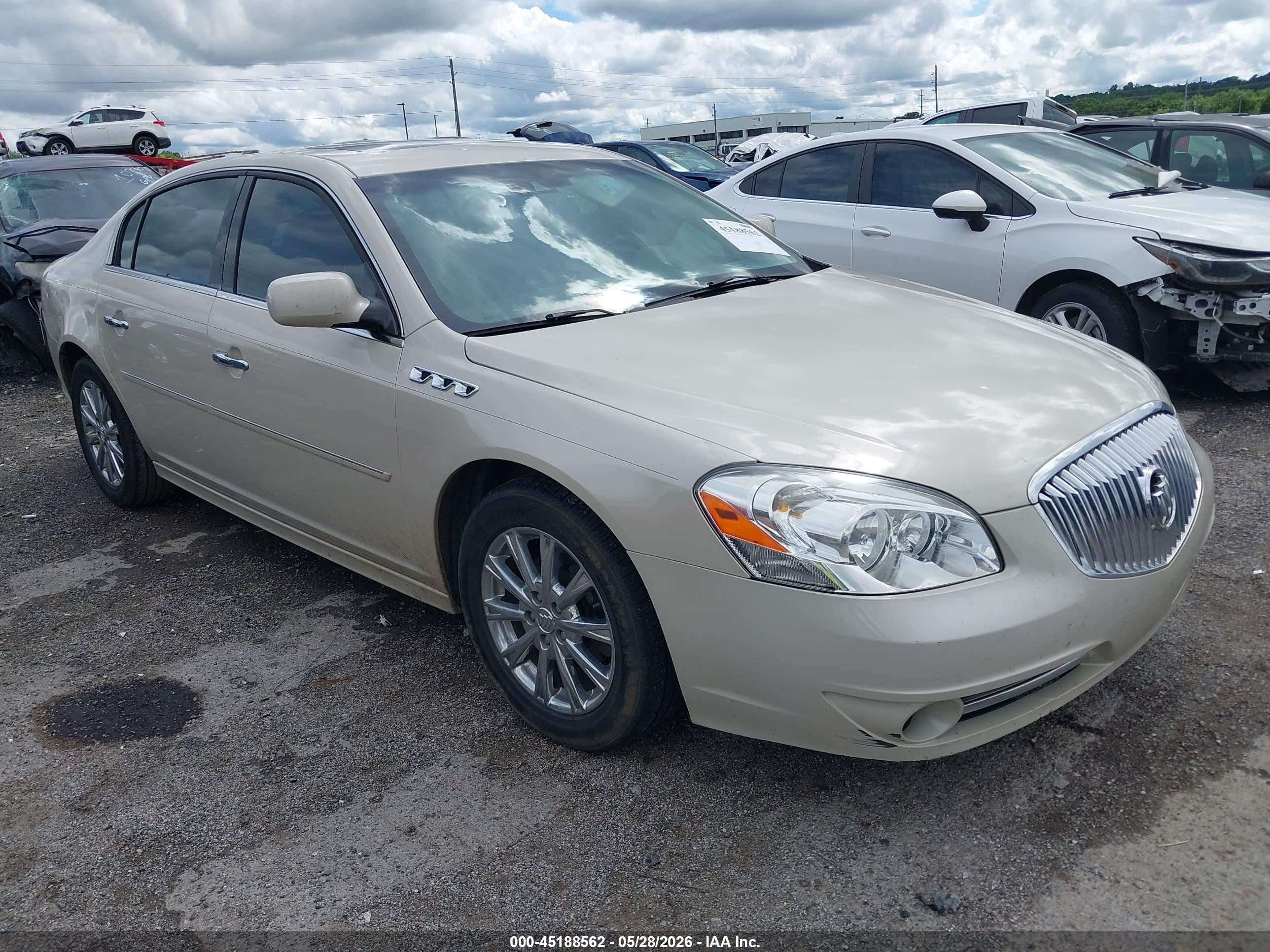 2011 Buick Lucerne Cxl Premium Cream vin: 1G4HJ5EM4BU107410