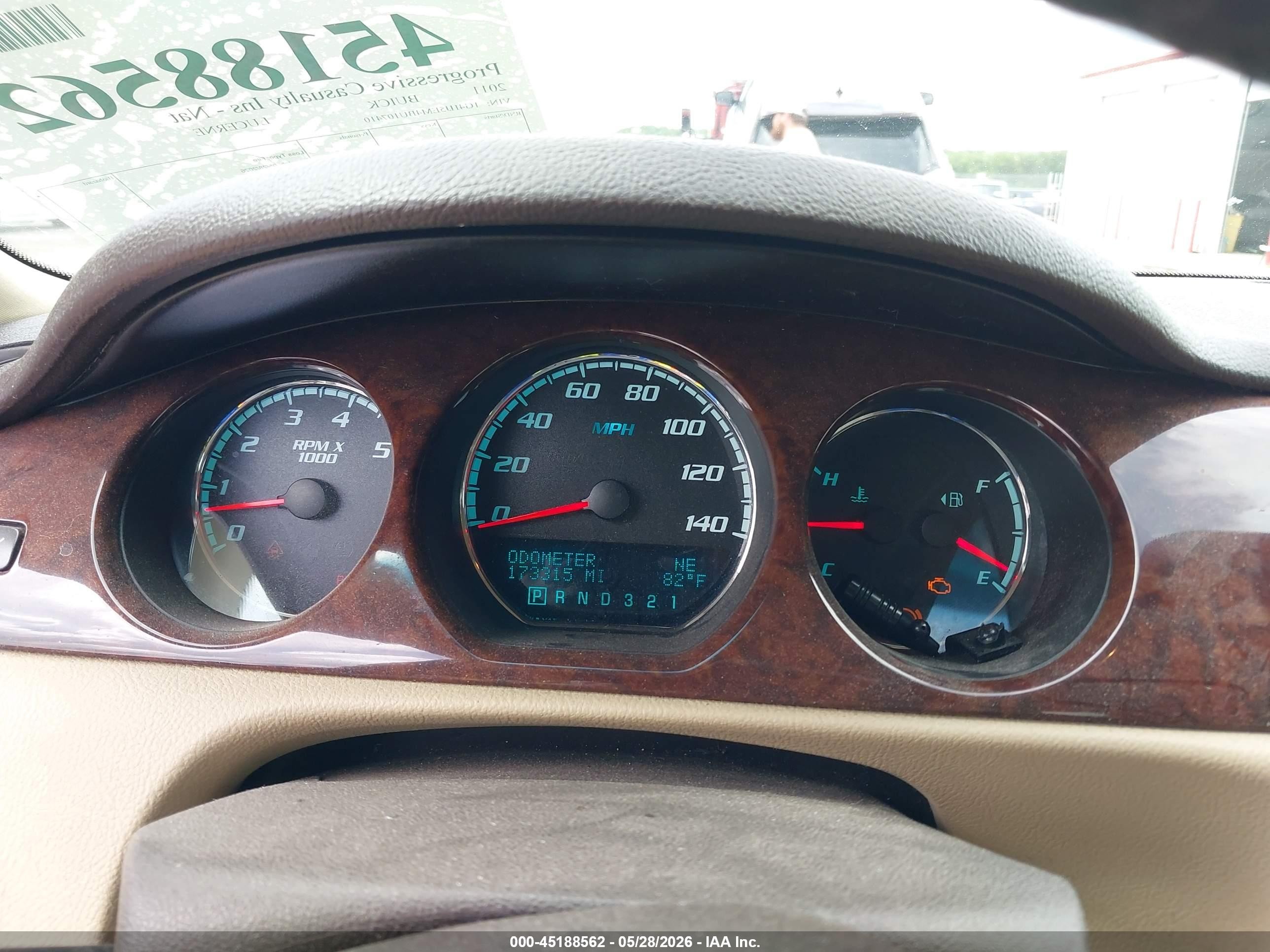 2011 Buick Lucerne Cxl Premium Cream vin: 1G4HJ5EM4BU107410