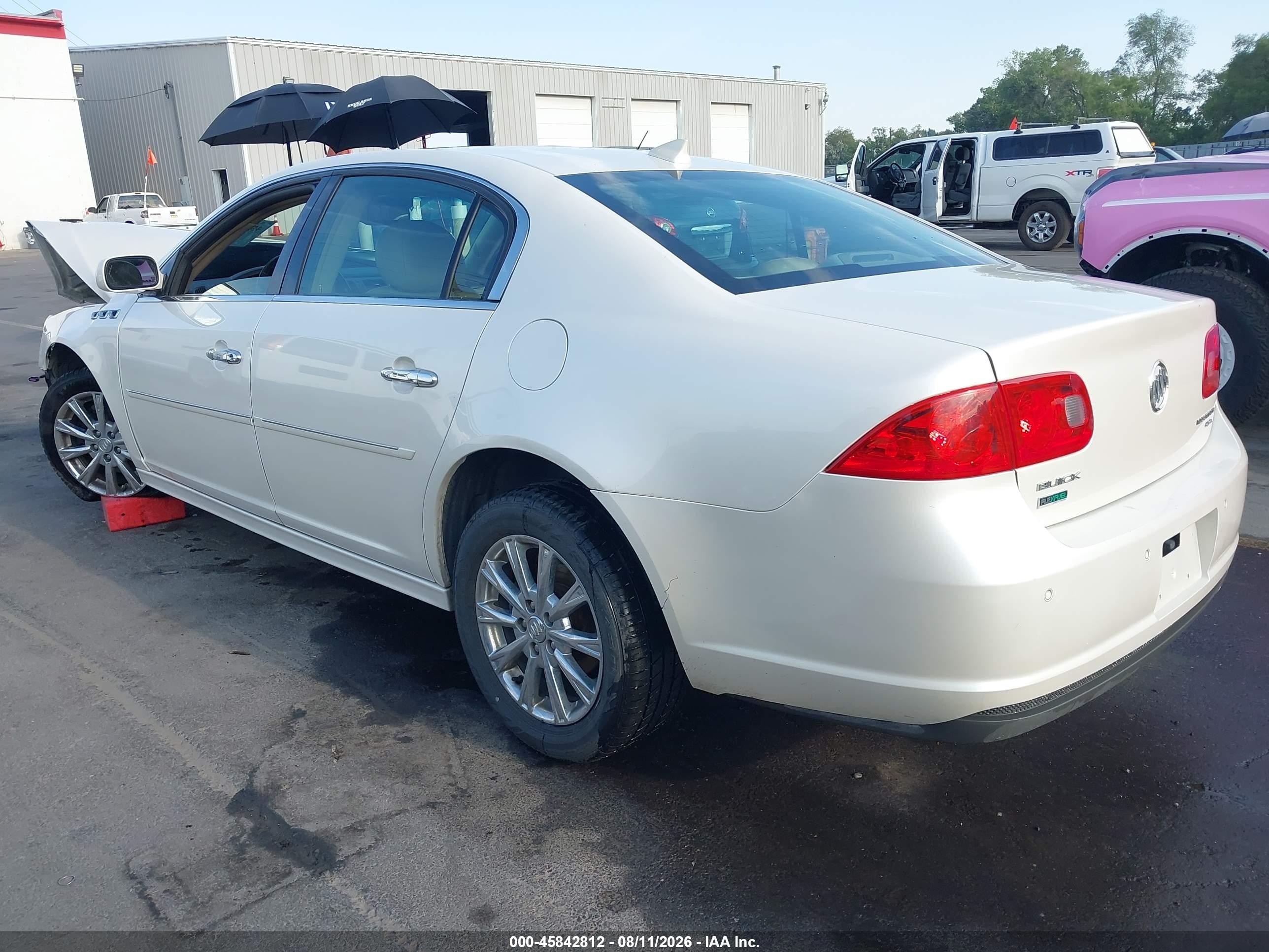 2011 Buick Lucerne Cxl Premium White vin: 1G4HJ5EM4BU122795