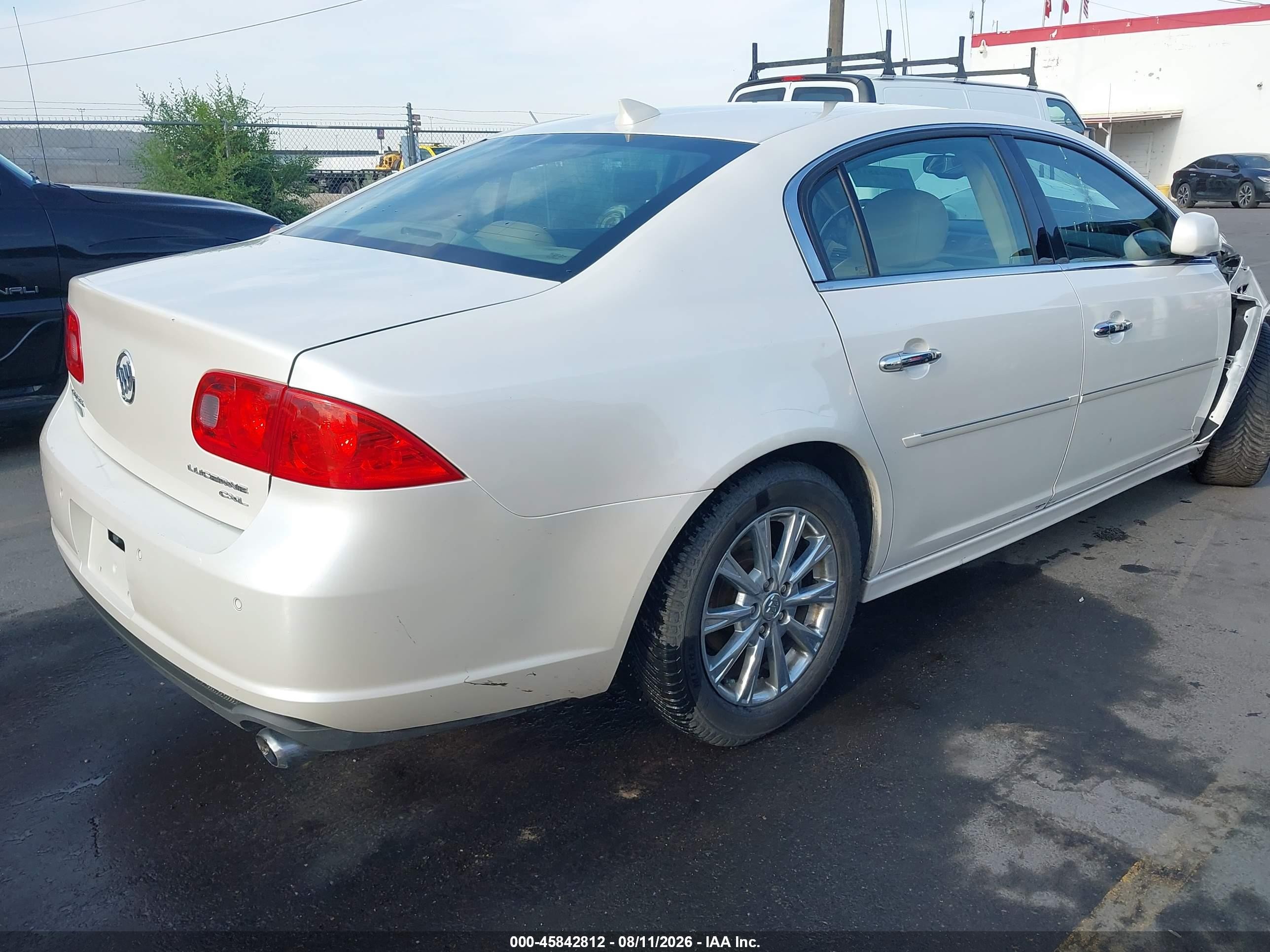 2011 Buick Lucerne Cxl Premium White vin: 1G4HJ5EM4BU122795