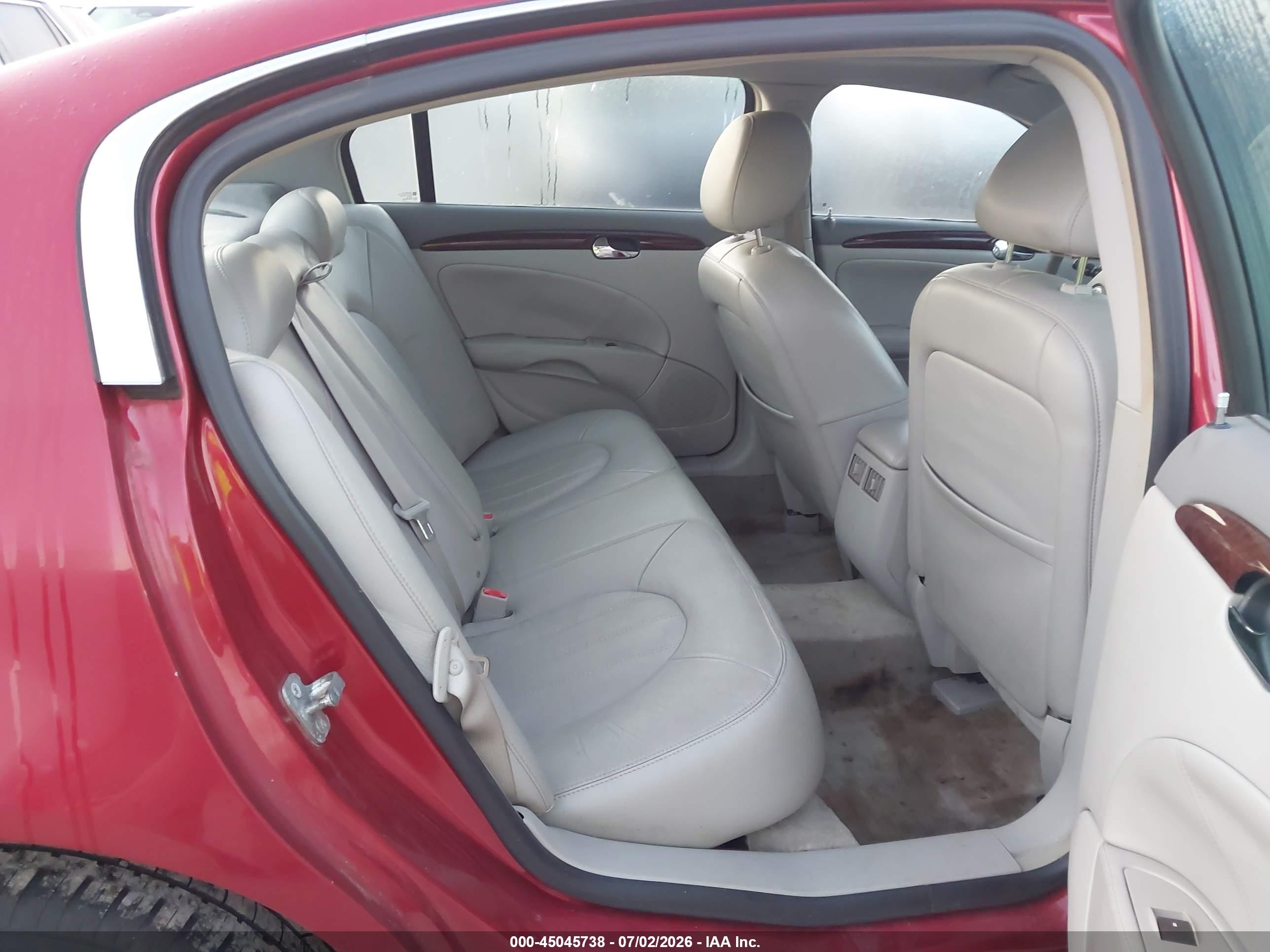 2011 Buick Lucerne Cxl Premium Red vin: 1G4HJ5EM5BU102670