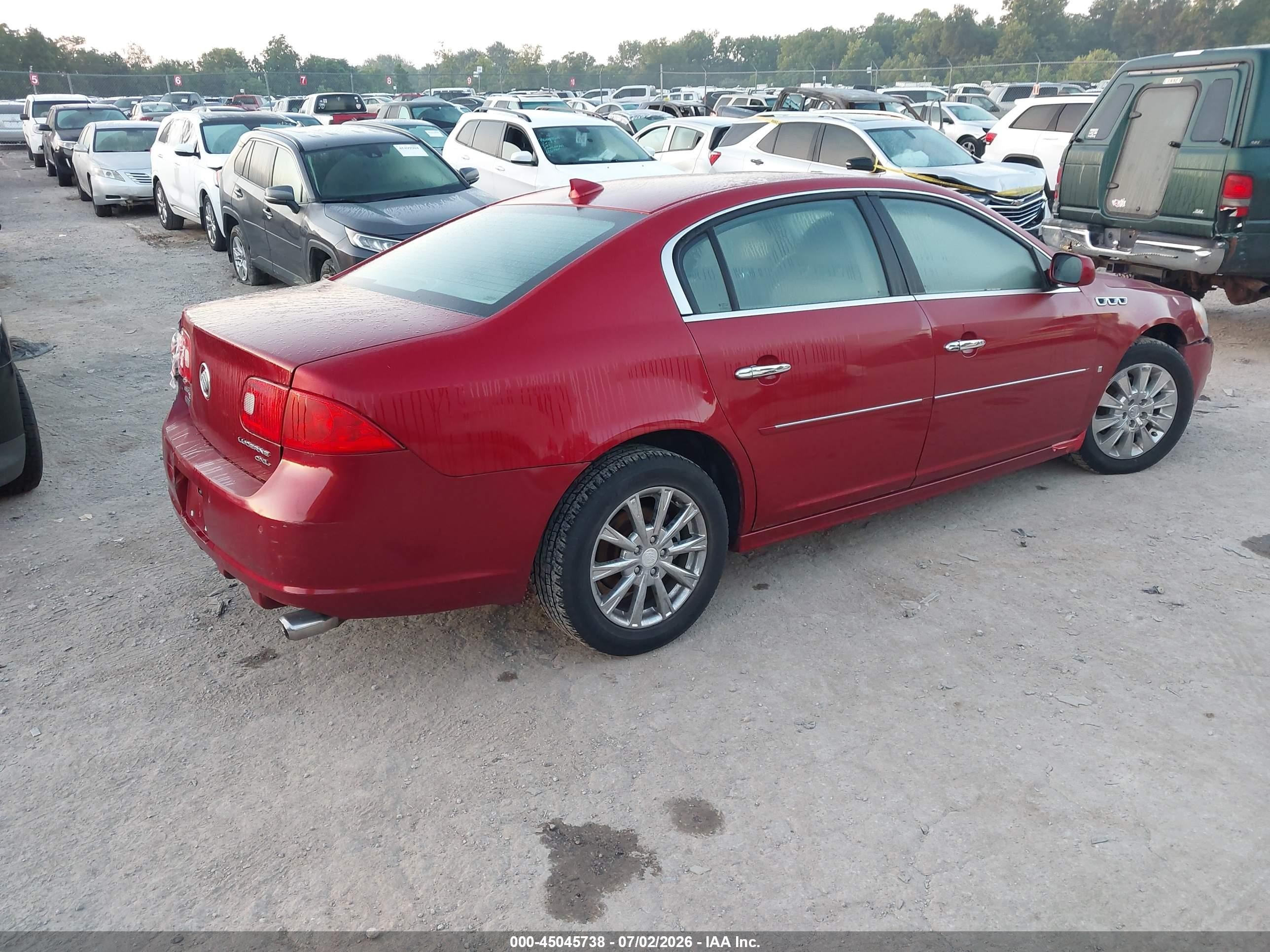 2011 Buick Lucerne Cxl Premium Red vin: 1G4HJ5EM5BU102670
