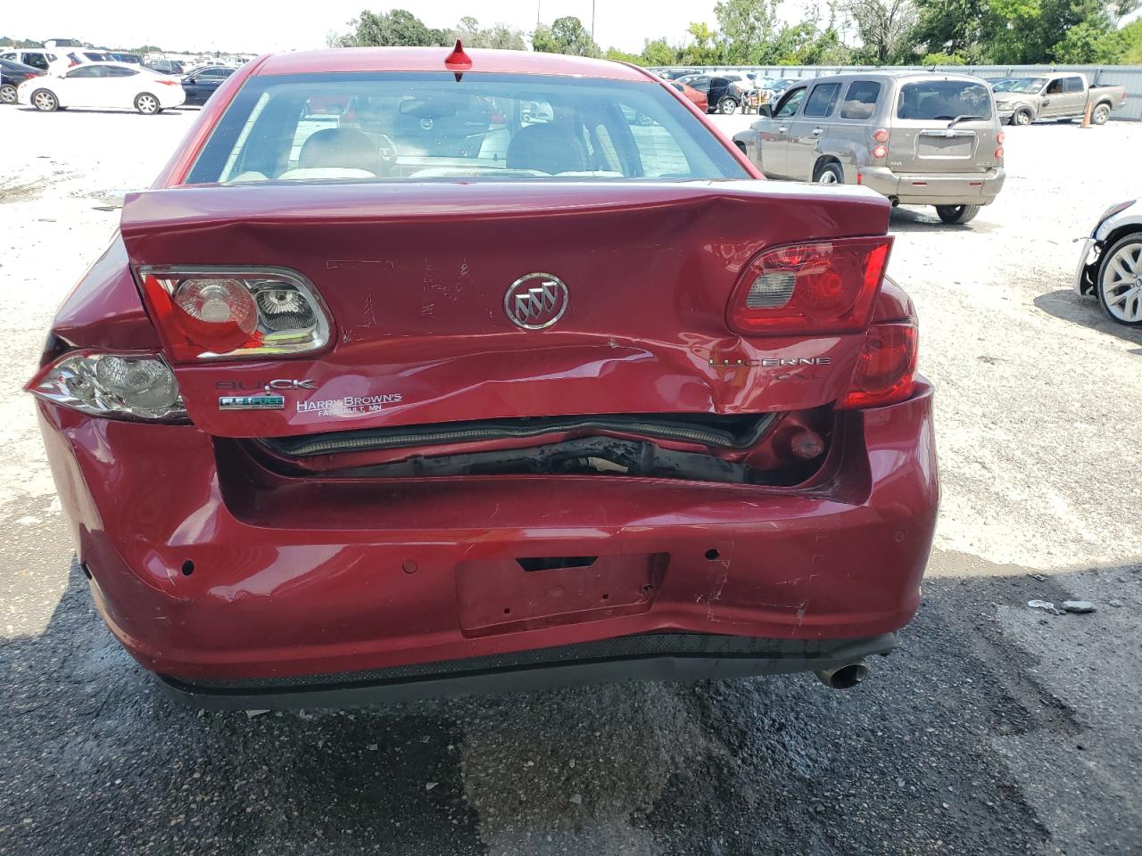 2011 Buick Lucerne Cxl Burgundy vin: 1G4HJ5EM5BU116617