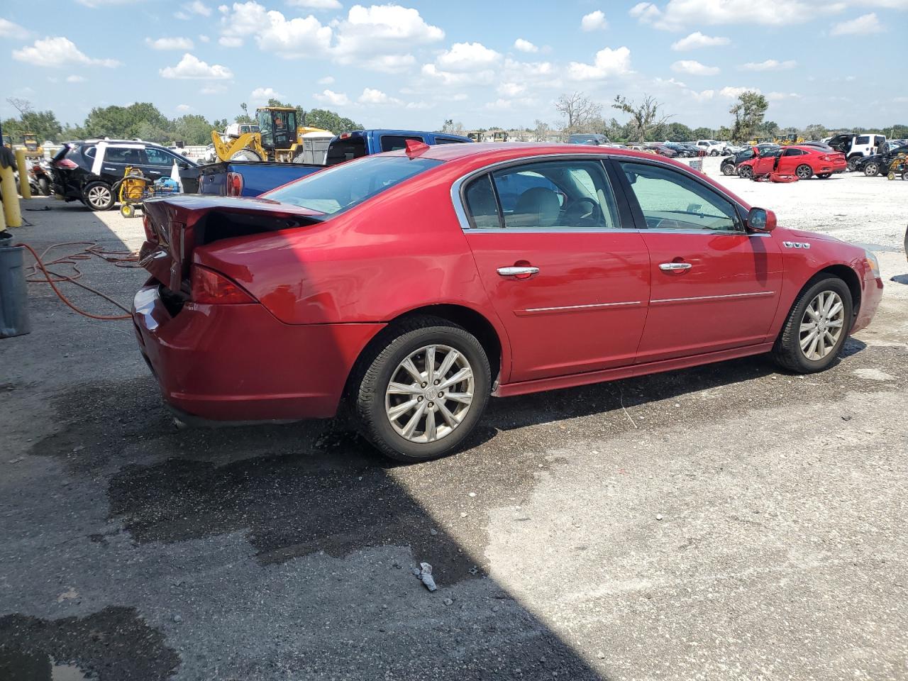 2011 Buick Lucerne Cxl Burgundy vin: 1G4HJ5EM5BU116617