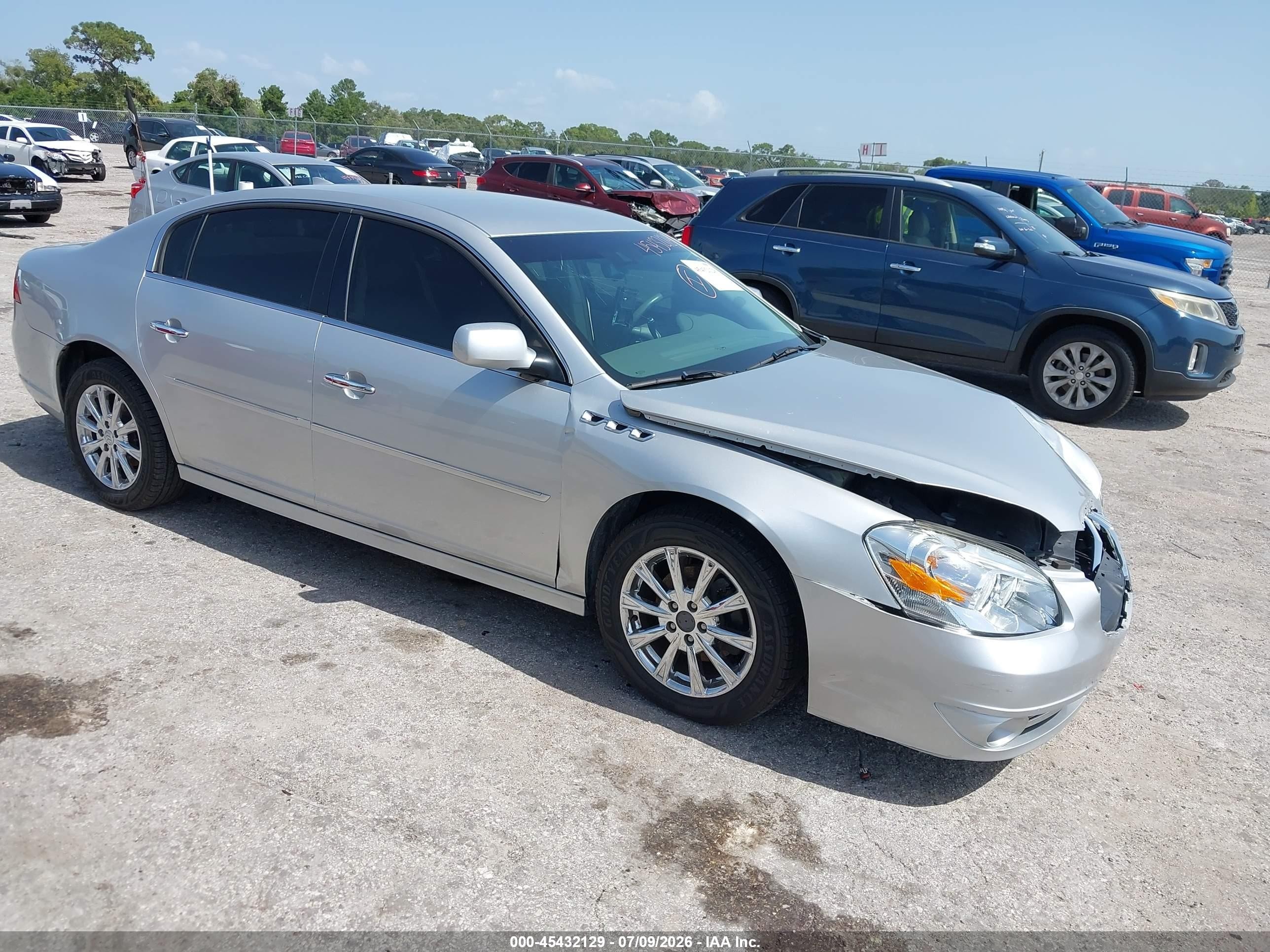 2011 Buick Lucerne Cxl Premium Silver vin: 1G4HJ5EM6BU141994