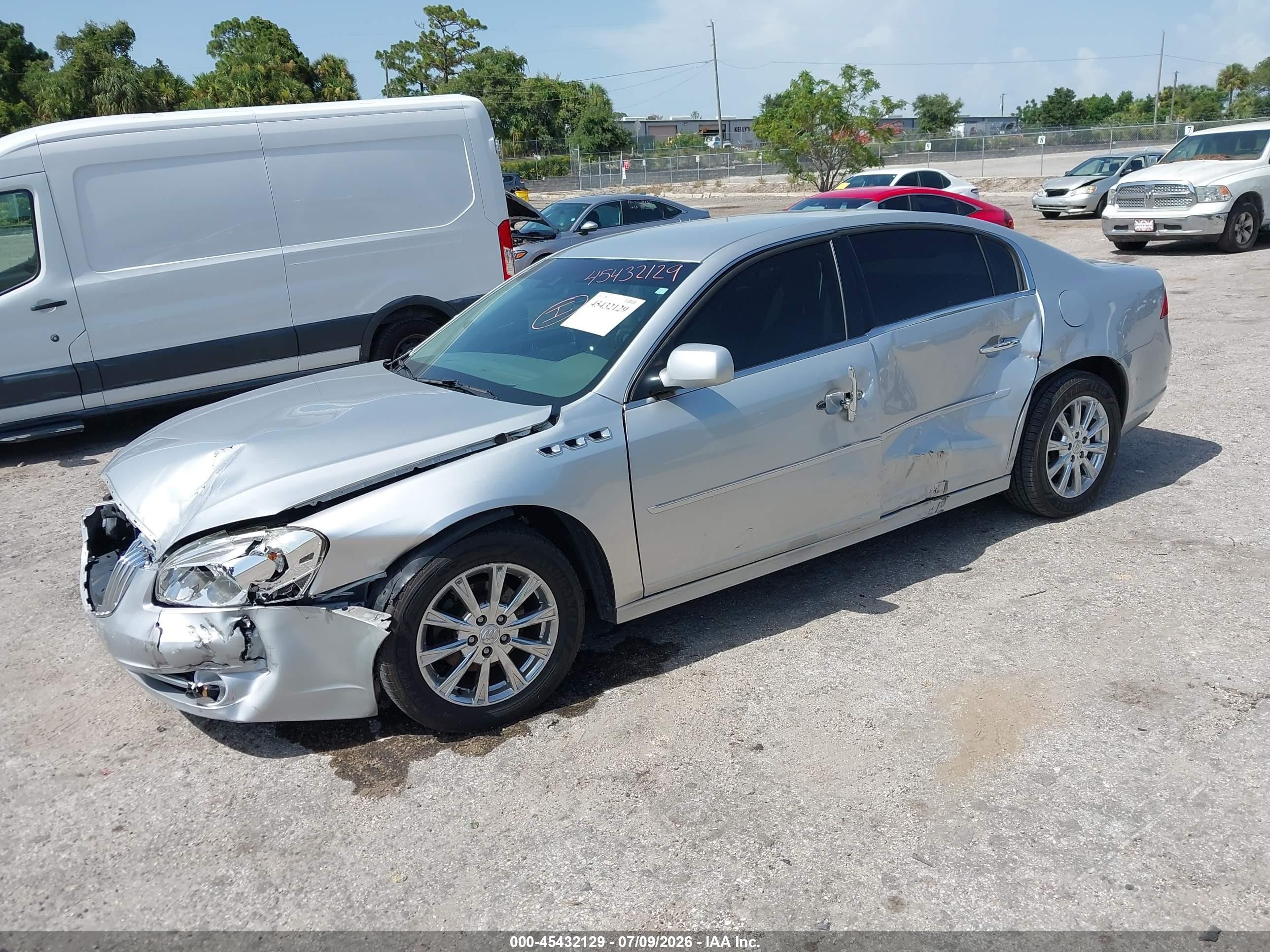 2011 Buick Lucerne Cxl Premium Silver vin: 1G4HJ5EM6BU141994