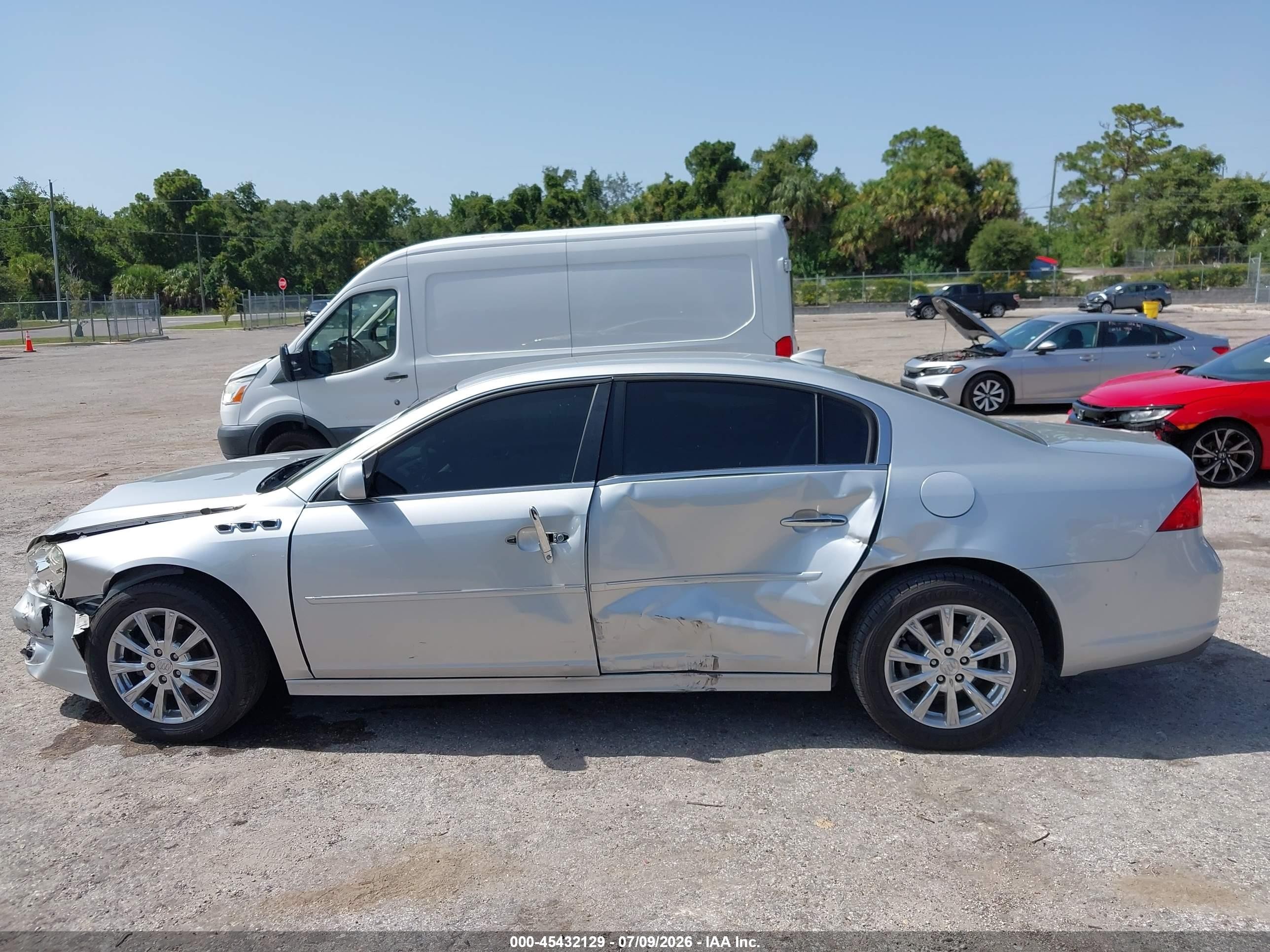 2011 Buick Lucerne Cxl Premium Silver vin: 1G4HJ5EM6BU141994