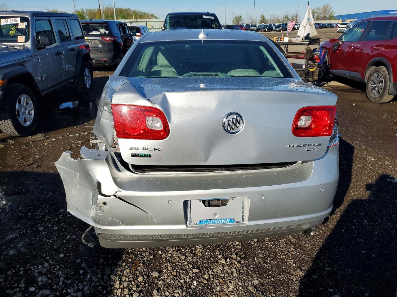 2011 Buick Lucerne Cxl Silver vin: 1G4HJ5EM6BU144720