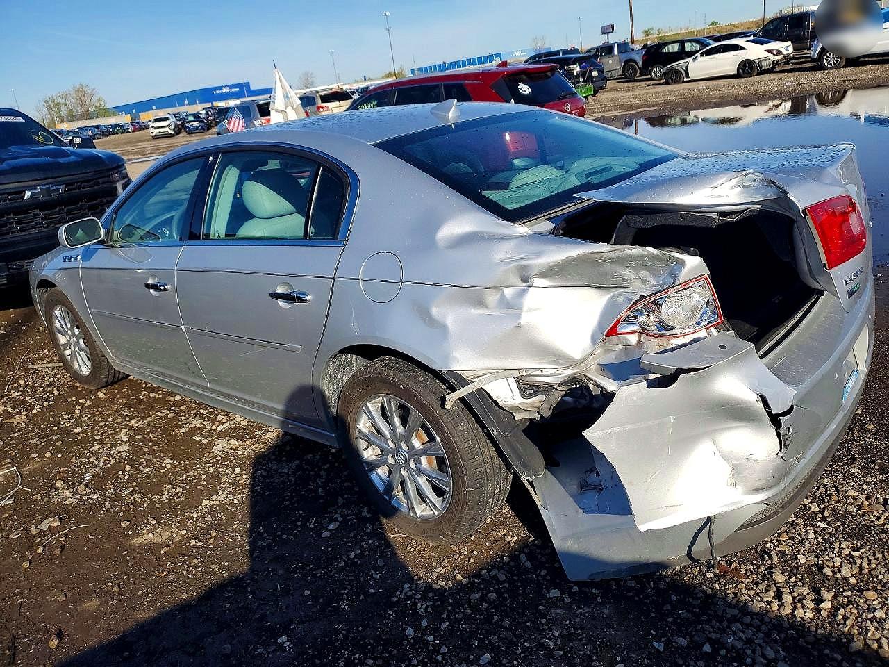 2011 Buick Lucerne Cxl Silver vin: 1G4HJ5EM6BU144720