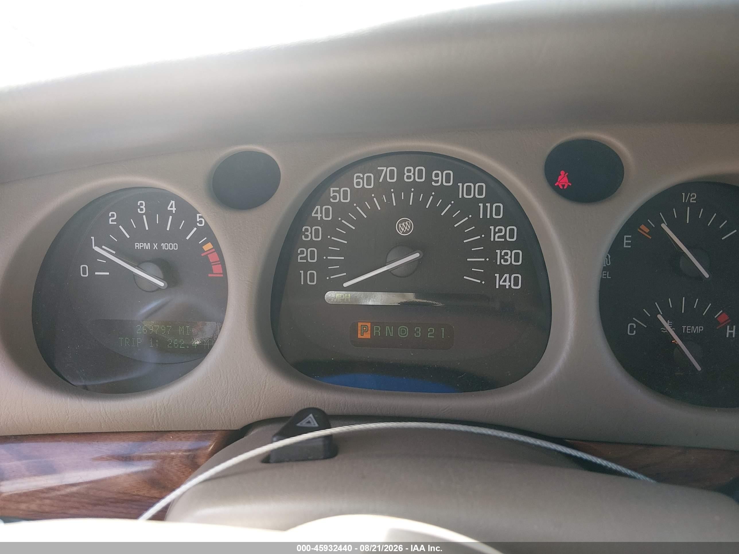 2003 Buick Lesabre Custom Gold vin: 1G4HP52K034154369