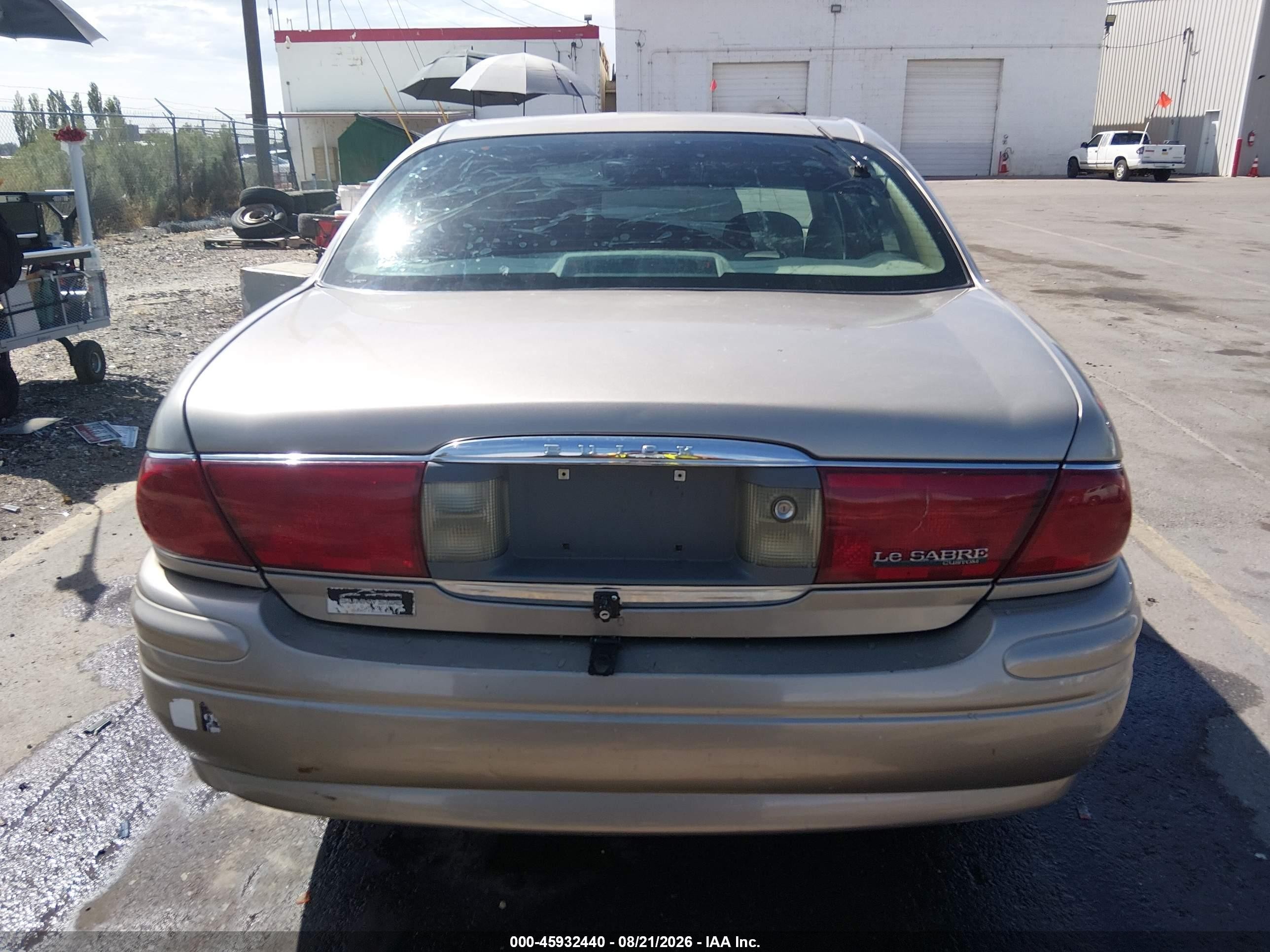 2003 Buick Lesabre Custom Gold vin: 1G4HP52K034154369