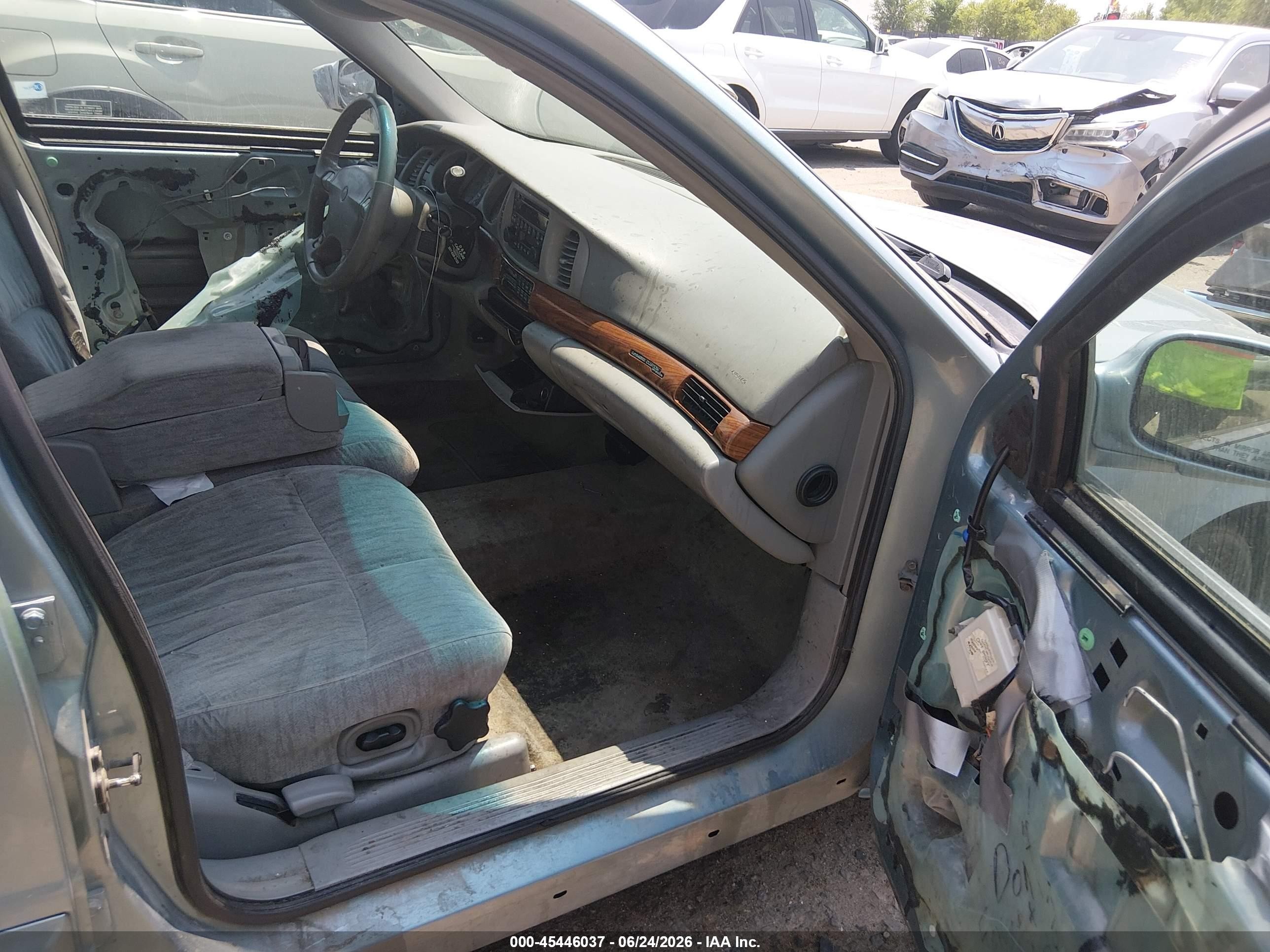 2003 Buick Lesabre Custom Blue vin: 1G4HP52K034171253