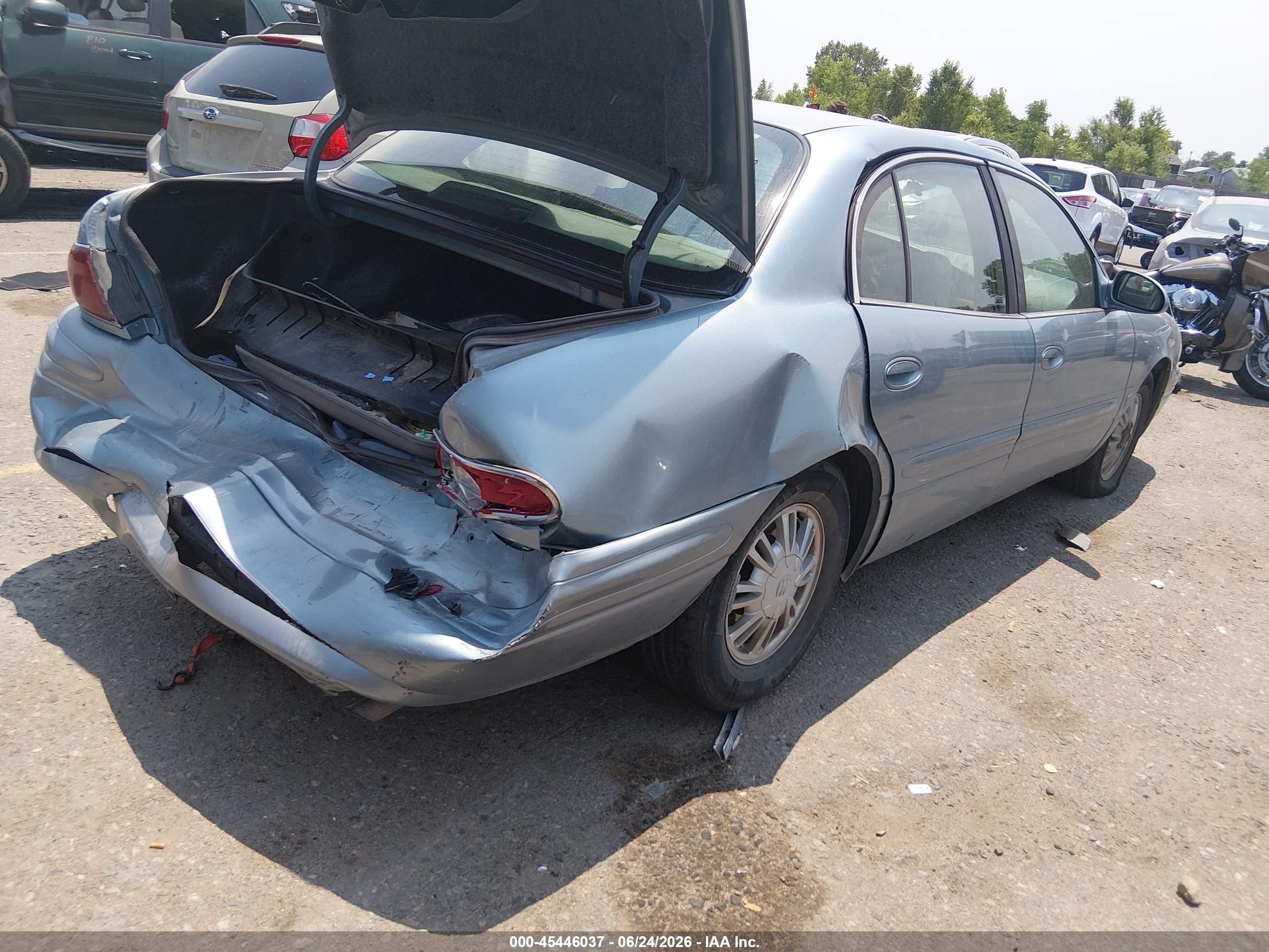 2003 Buick Lesabre Custom Blue vin: 1G4HP52K034171253
