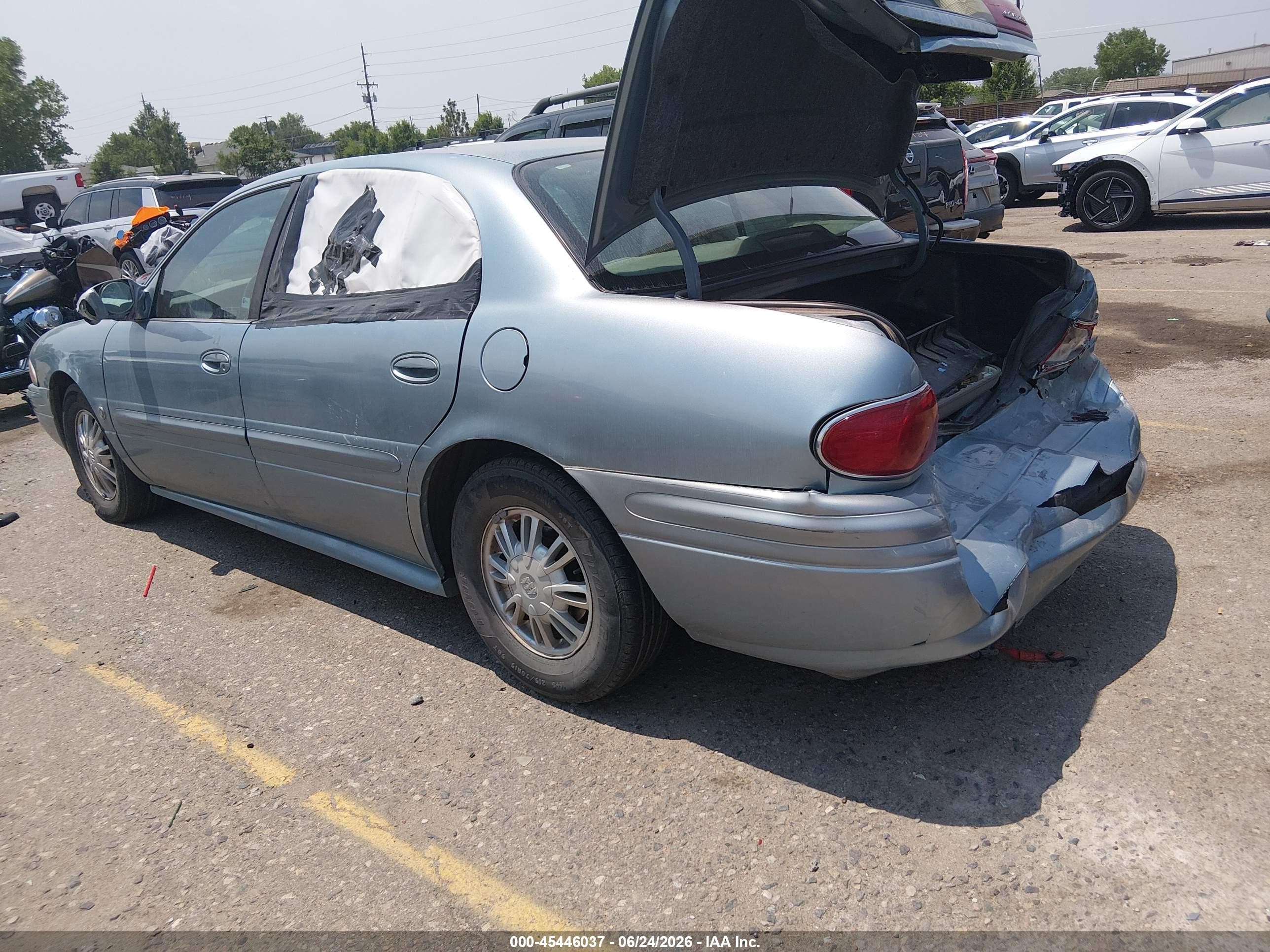 2003 Buick Lesabre Custom Blue vin: 1G4HP52K034171253