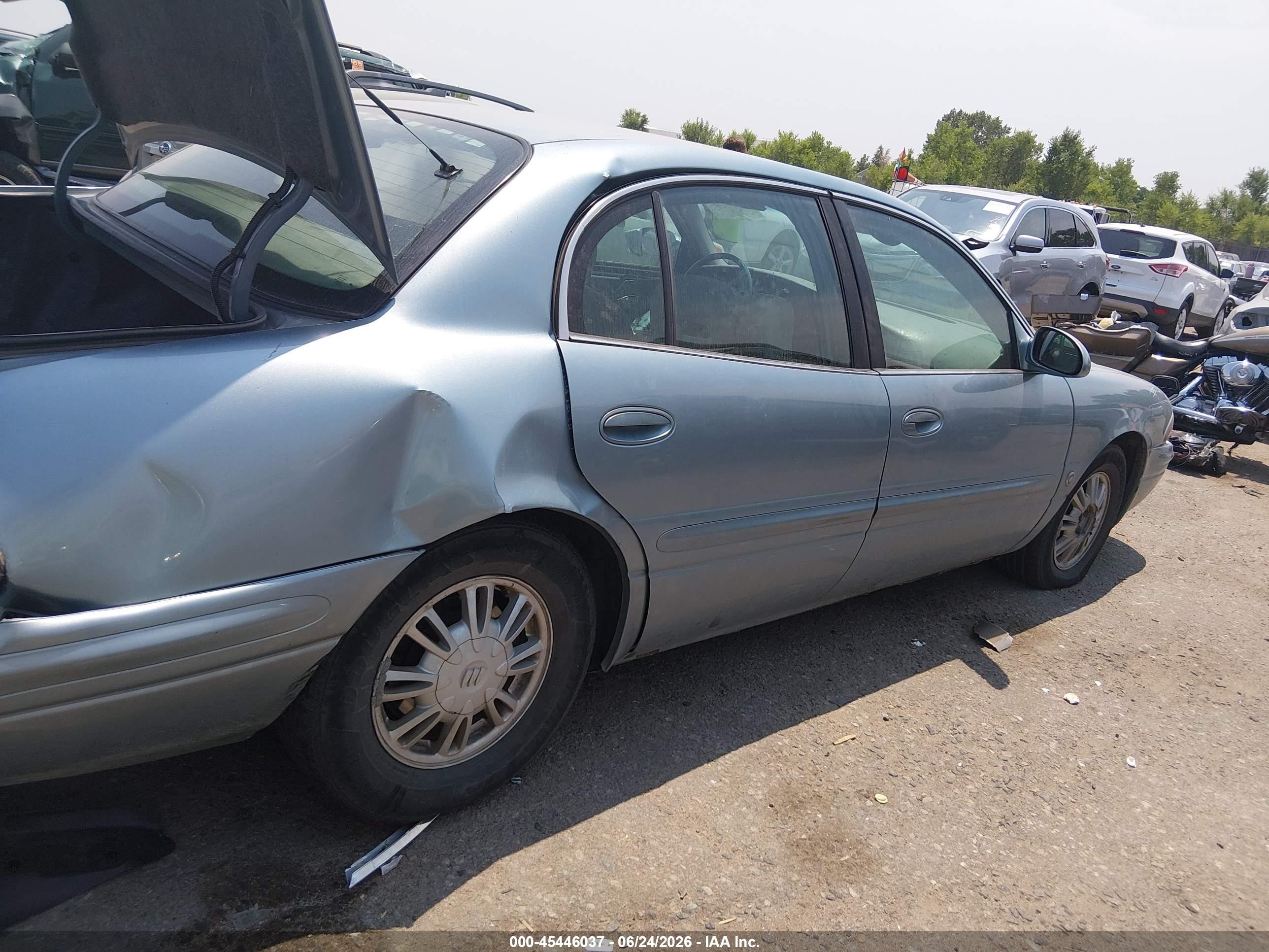 2003 Buick Lesabre Custom Blue vin: 1G4HP52K034171253