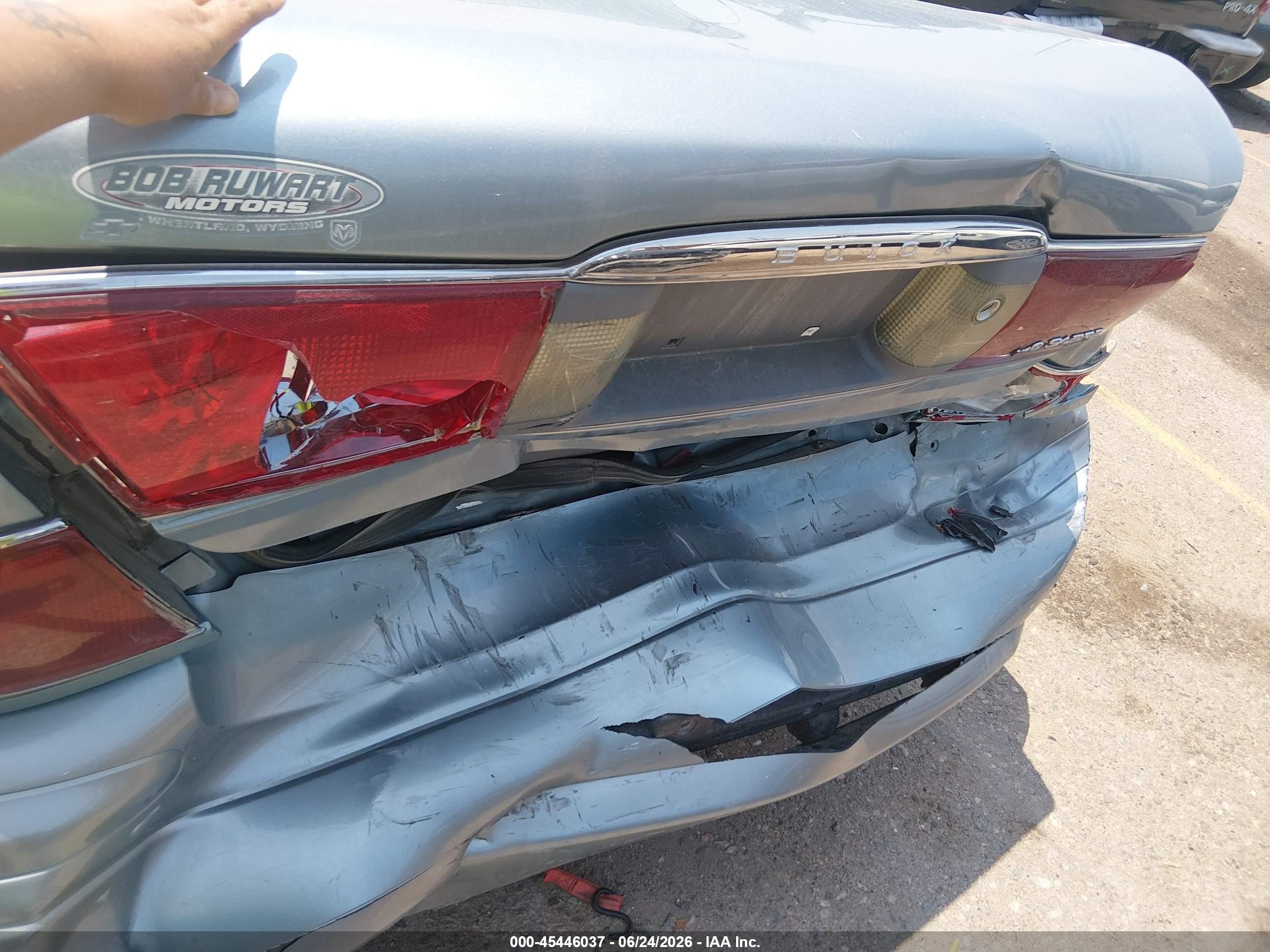 2003 Buick Lesabre Custom Blue vin: 1G4HP52K034171253