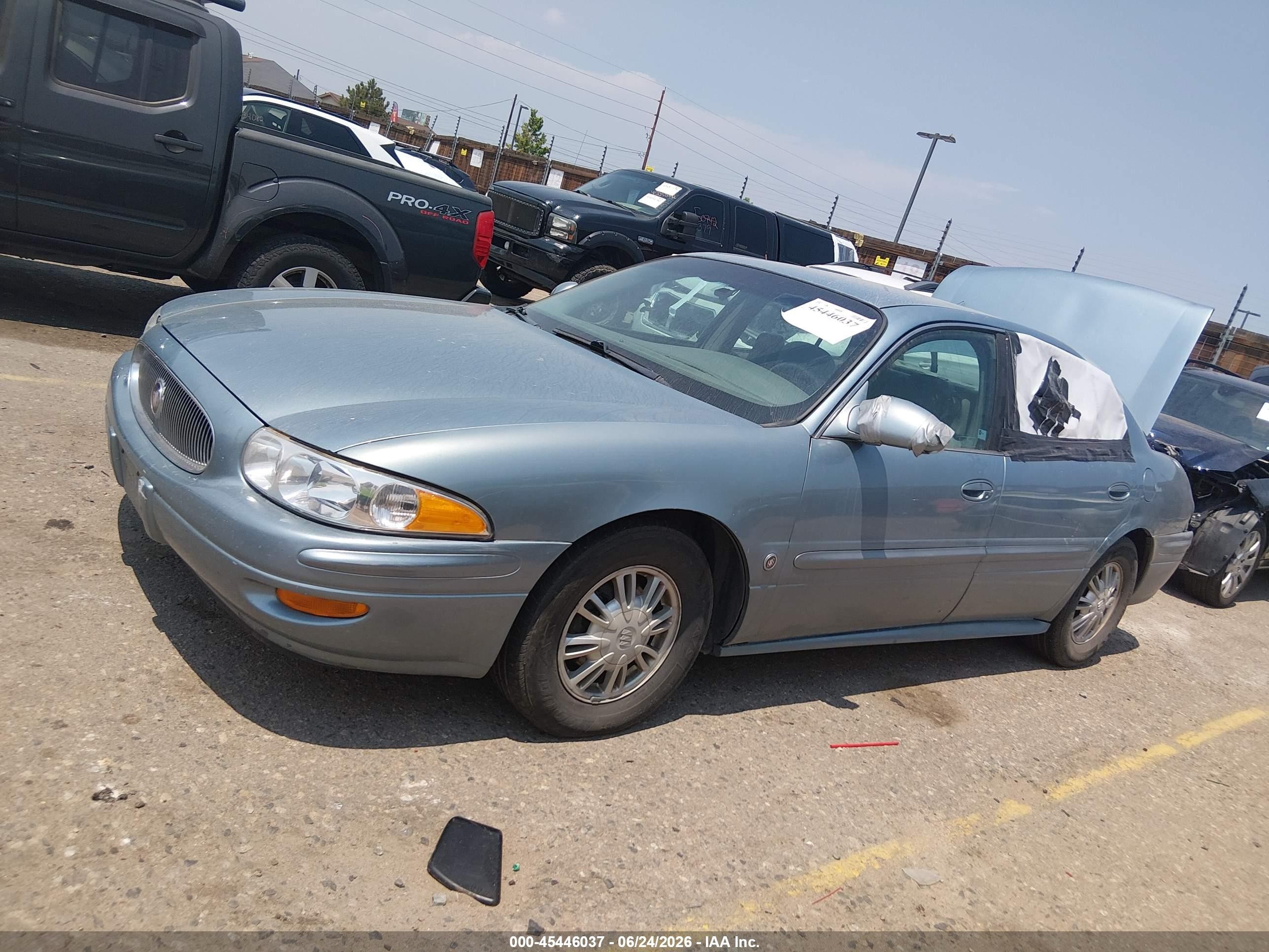 2003 Buick Lesabre Custom Blue vin: 1G4HP52K034171253