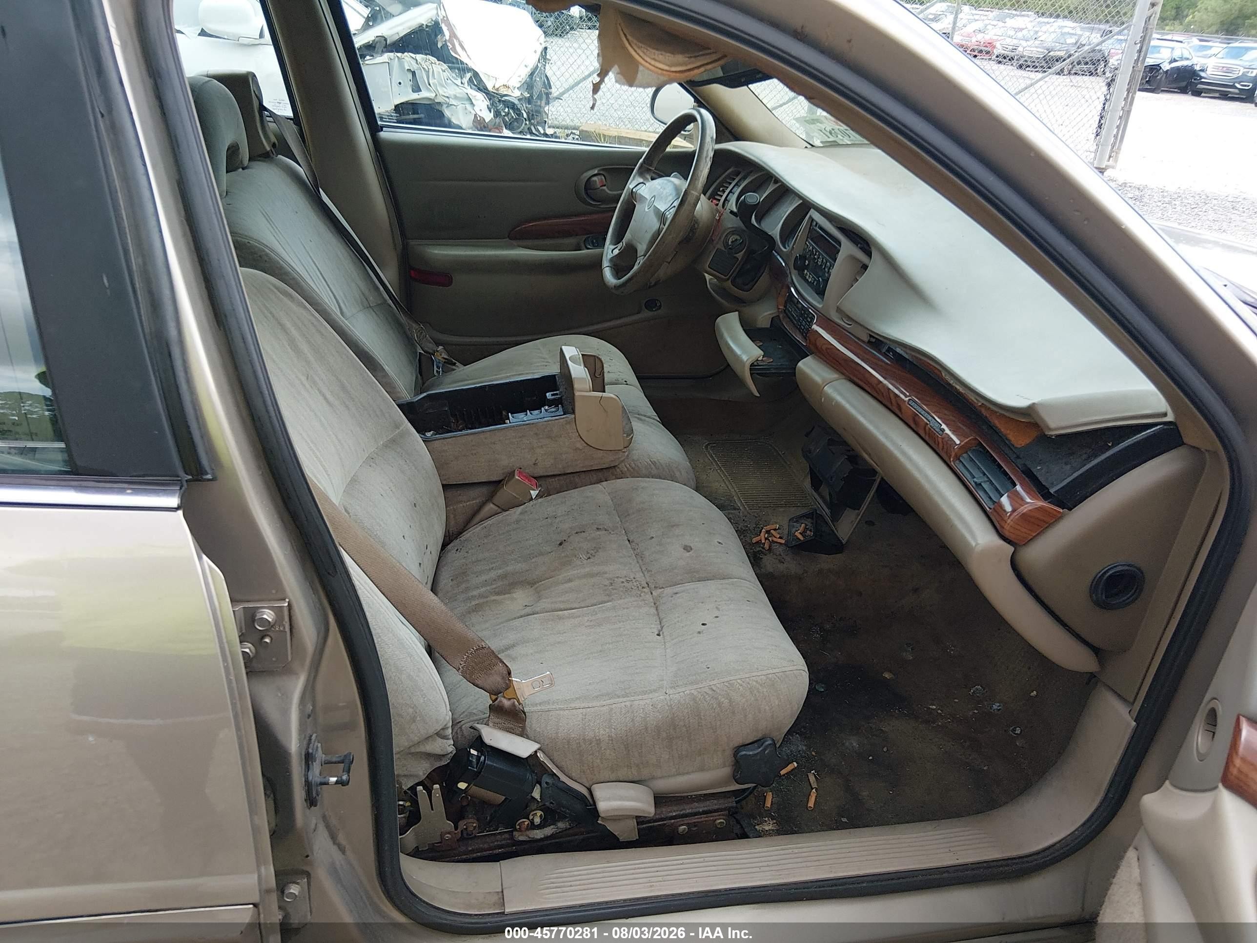 2003 Buick Lesabre Custom Коричневый vin: 1G4HP52K034189722