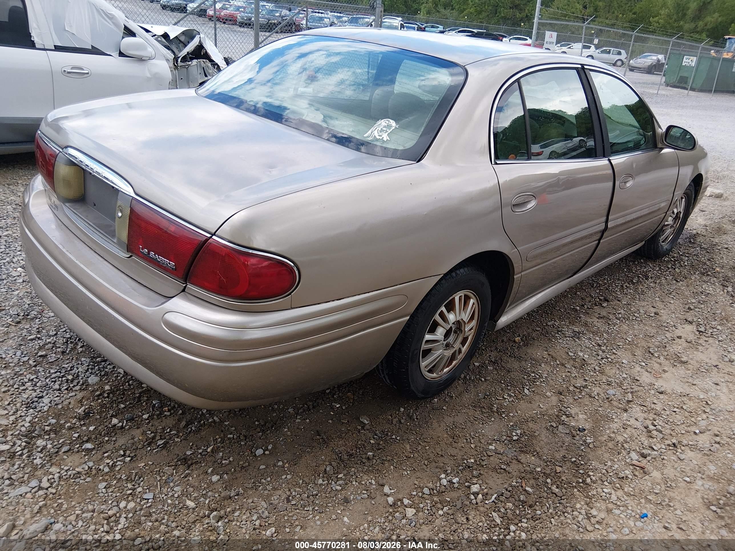 2003 Buick Lesabre Custom Коричневый vin: 1G4HP52K034189722