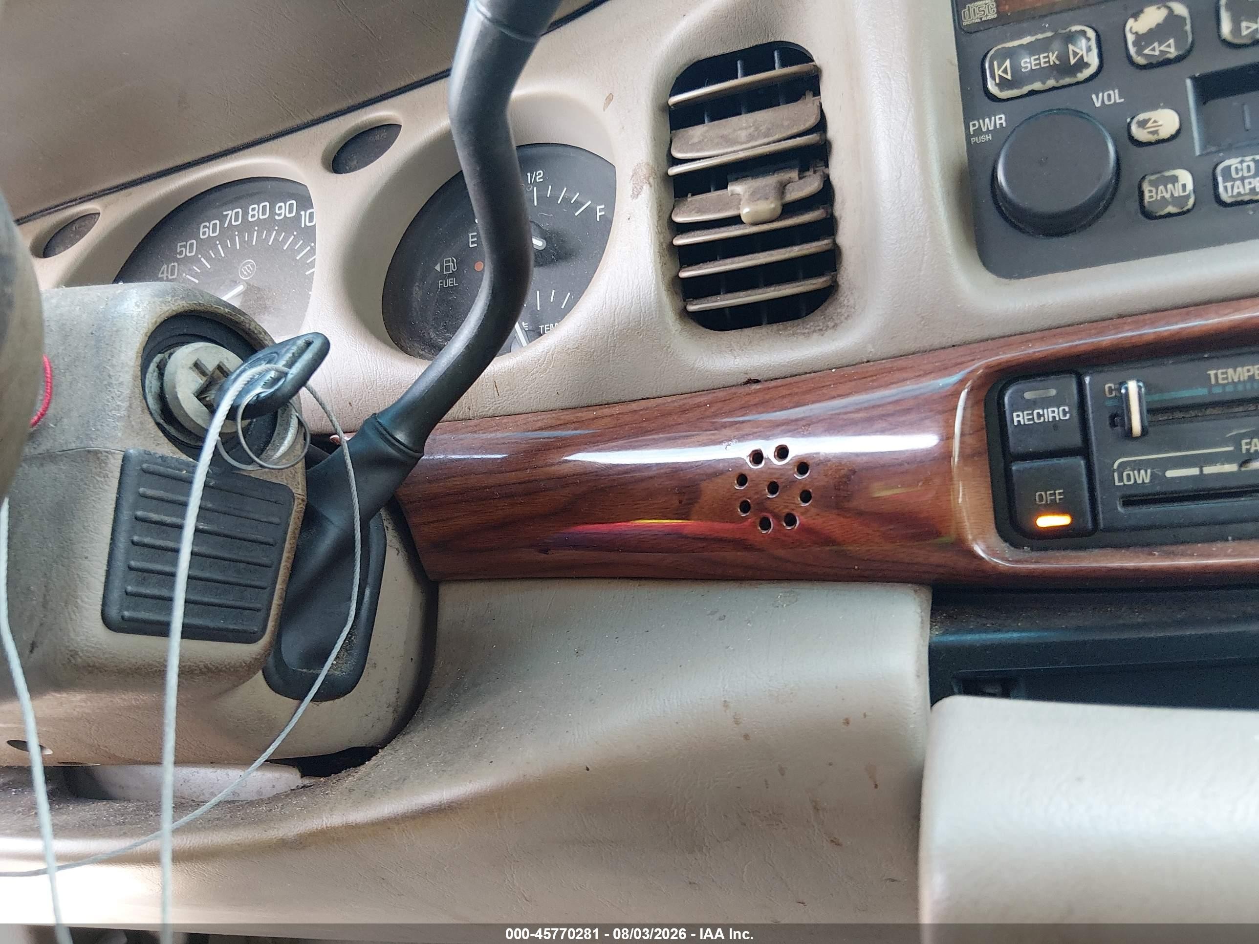 2003 Buick Lesabre Custom Коричневый vin: 1G4HP52K034189722