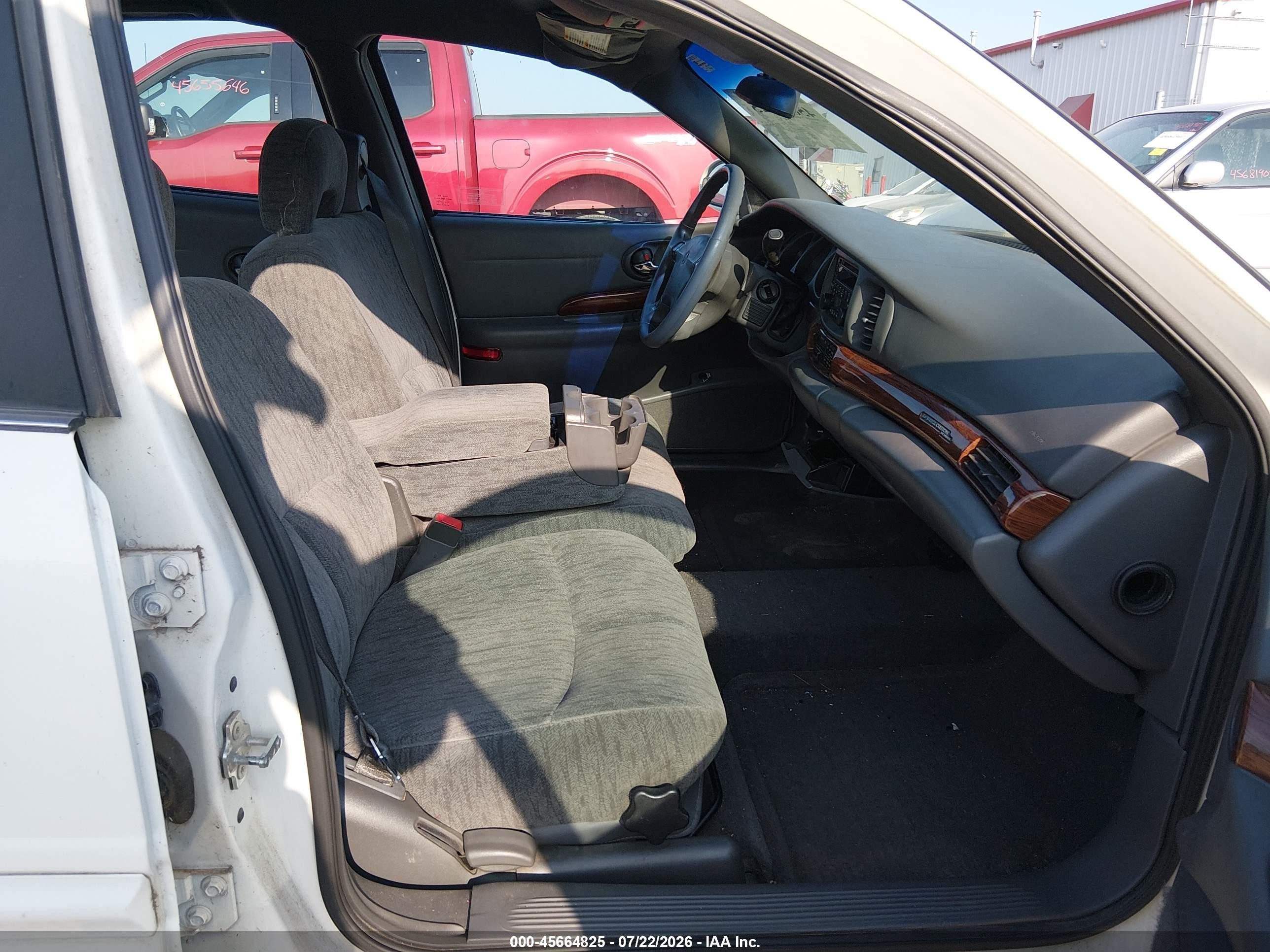 2004 Buick Lesabre Custom White vin: 1G4HP52K04U218136