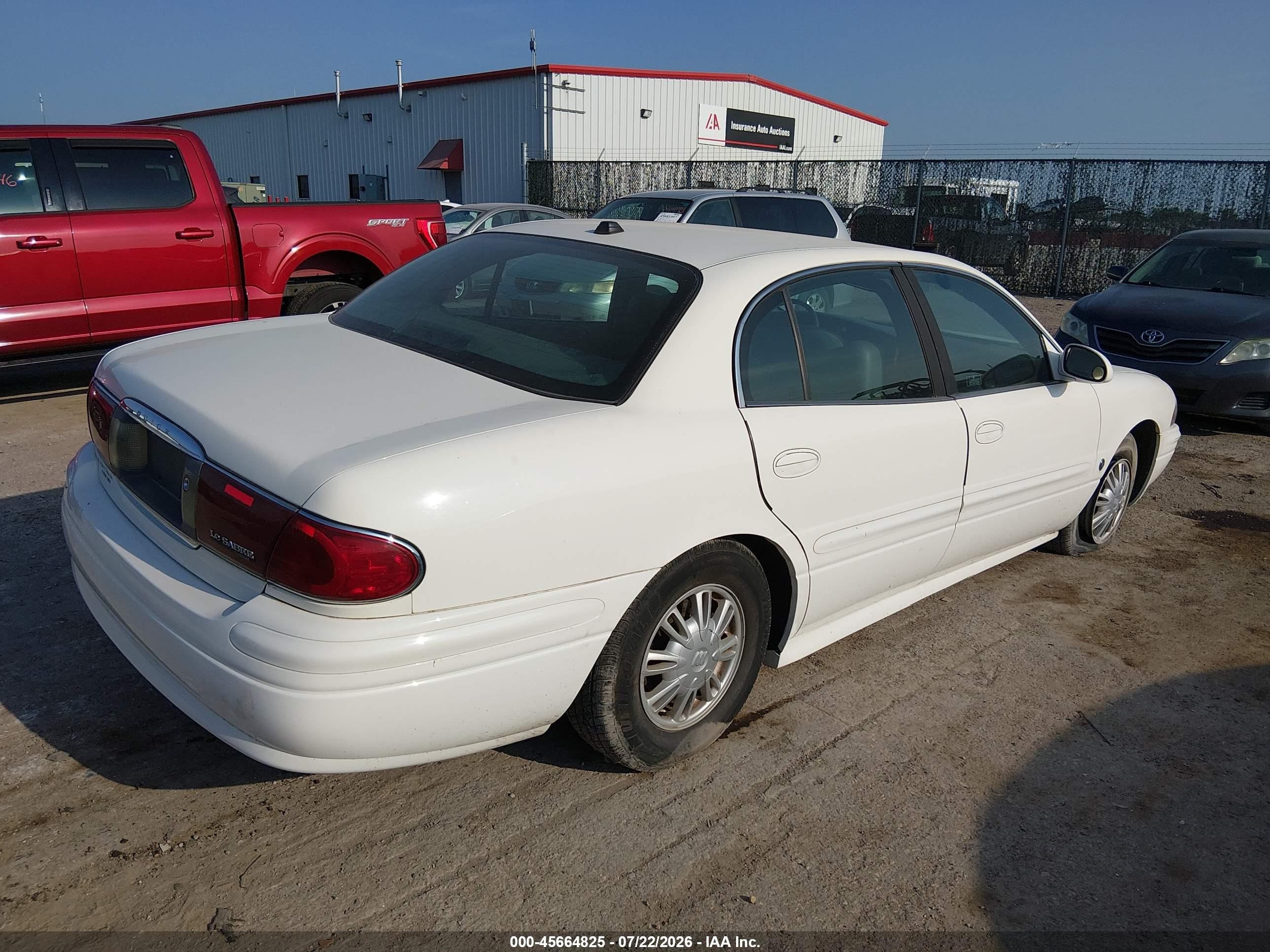 2004 Buick Lesabre Custom White vin: 1G4HP52K04U218136