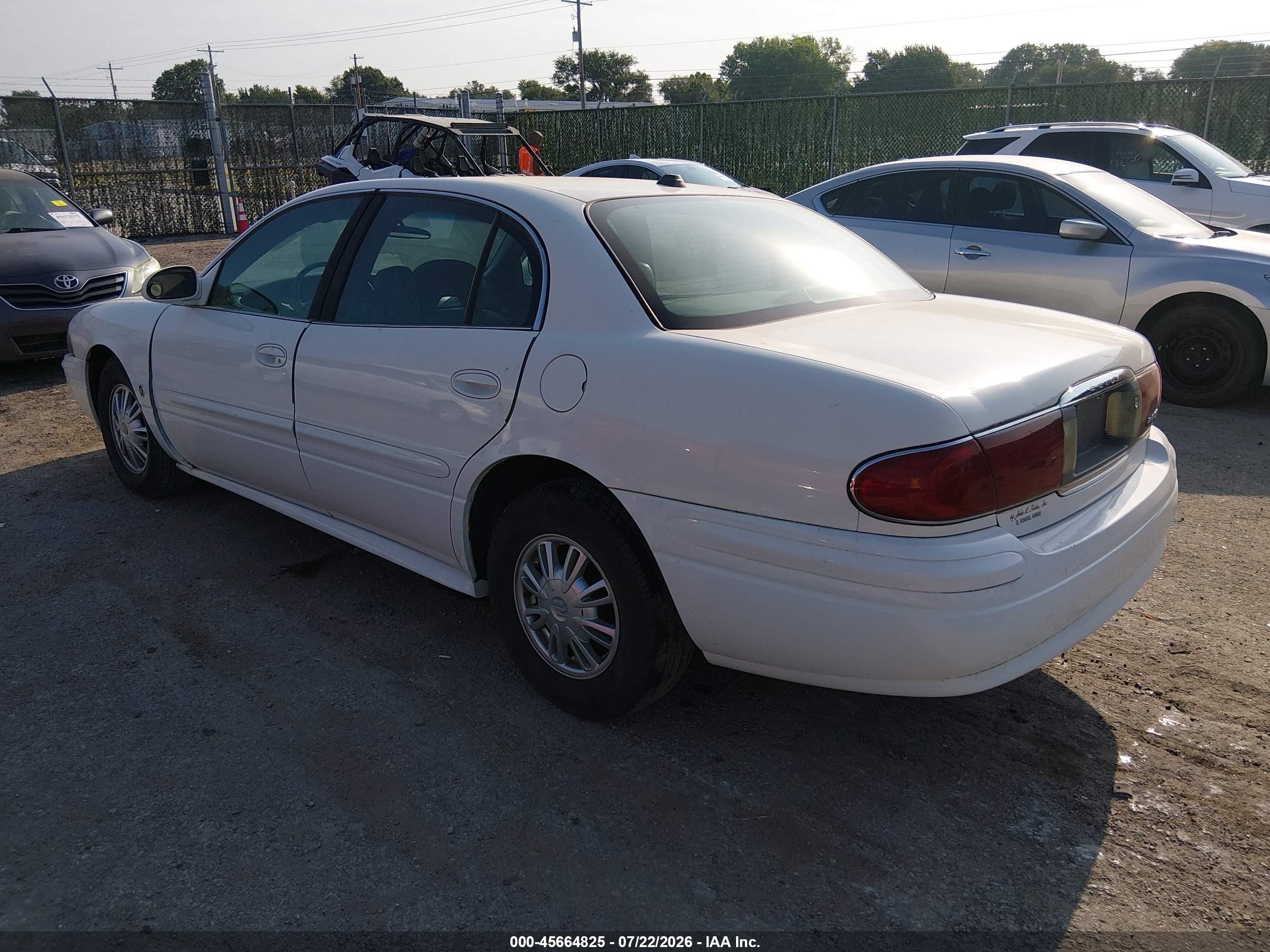 2004 Buick Lesabre Custom White vin: 1G4HP52K04U218136