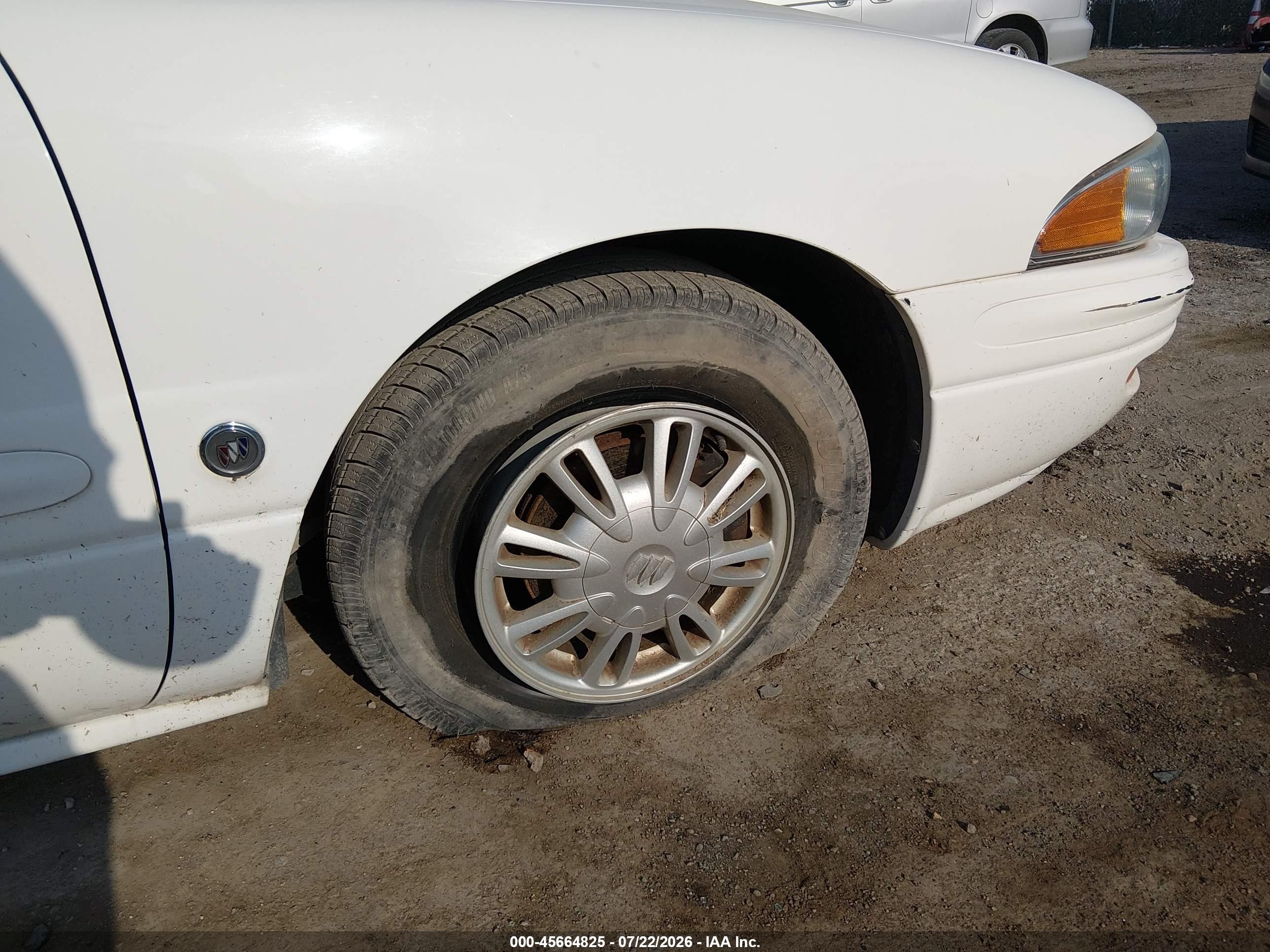 2004 Buick Lesabre Custom White vin: 1G4HP52K04U218136