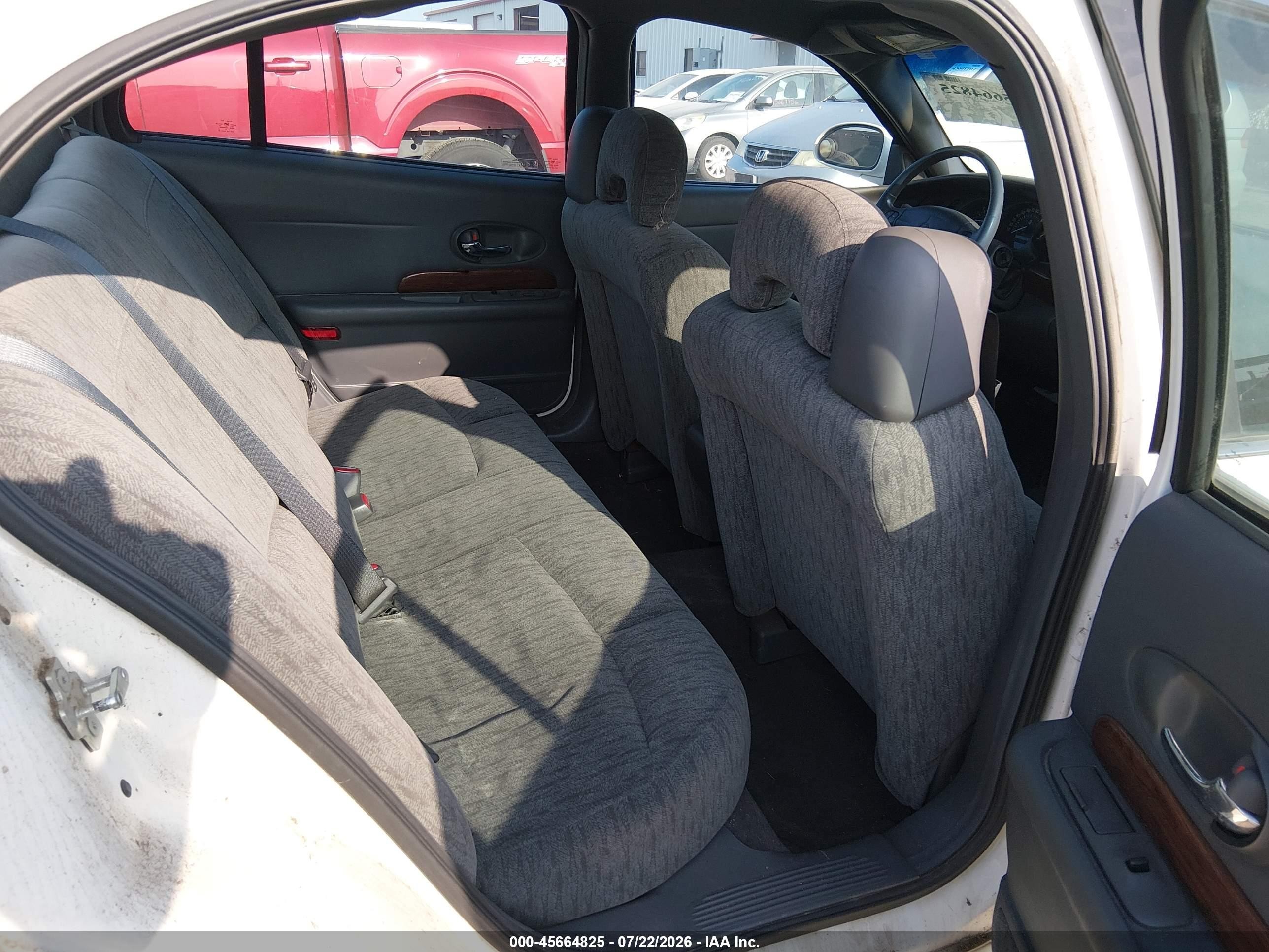 2004 Buick Lesabre Custom White vin: 1G4HP52K04U218136