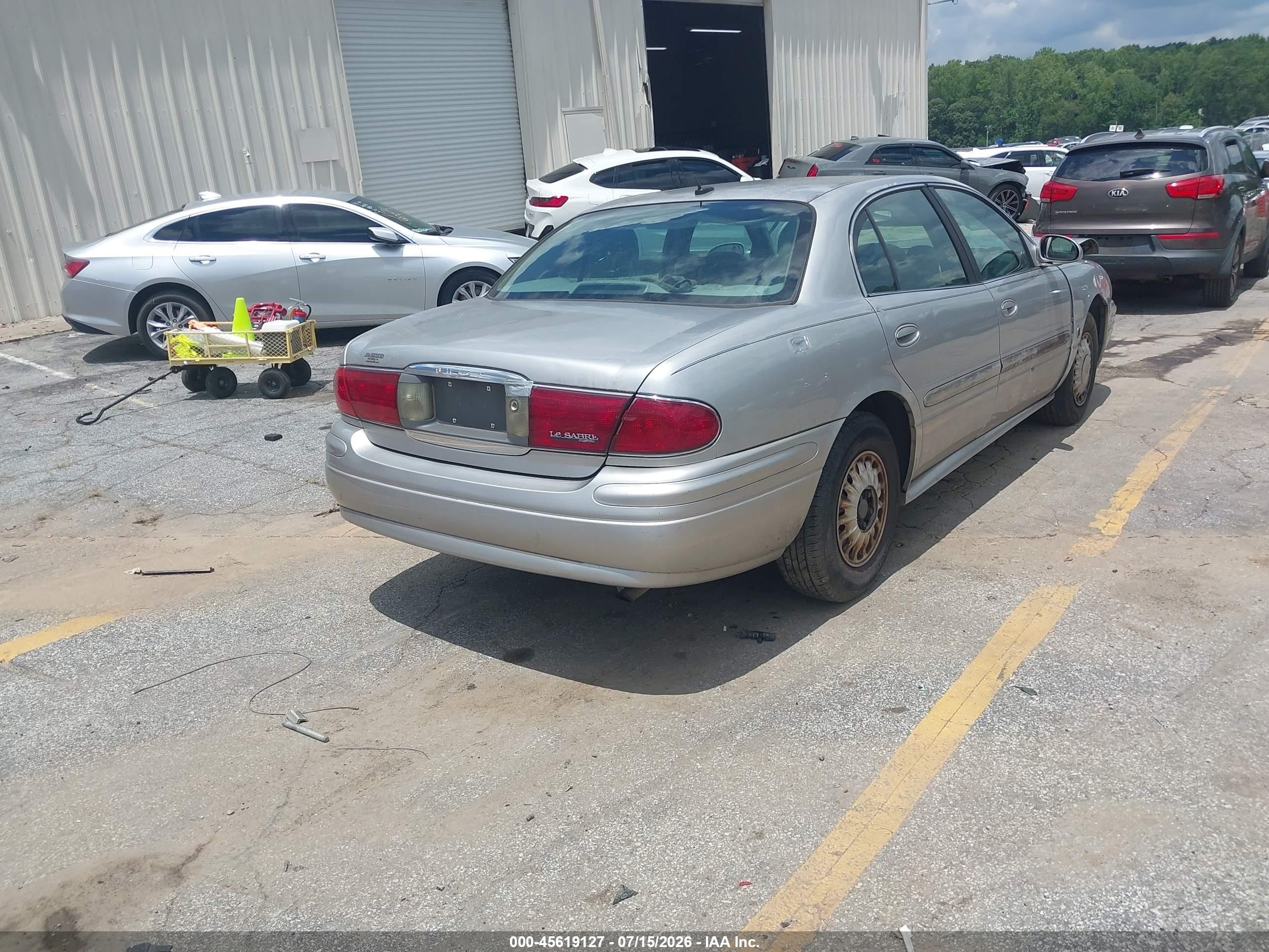 2005 Buick Lesabre Custom Silver vin: 1G4HP52K05U107281