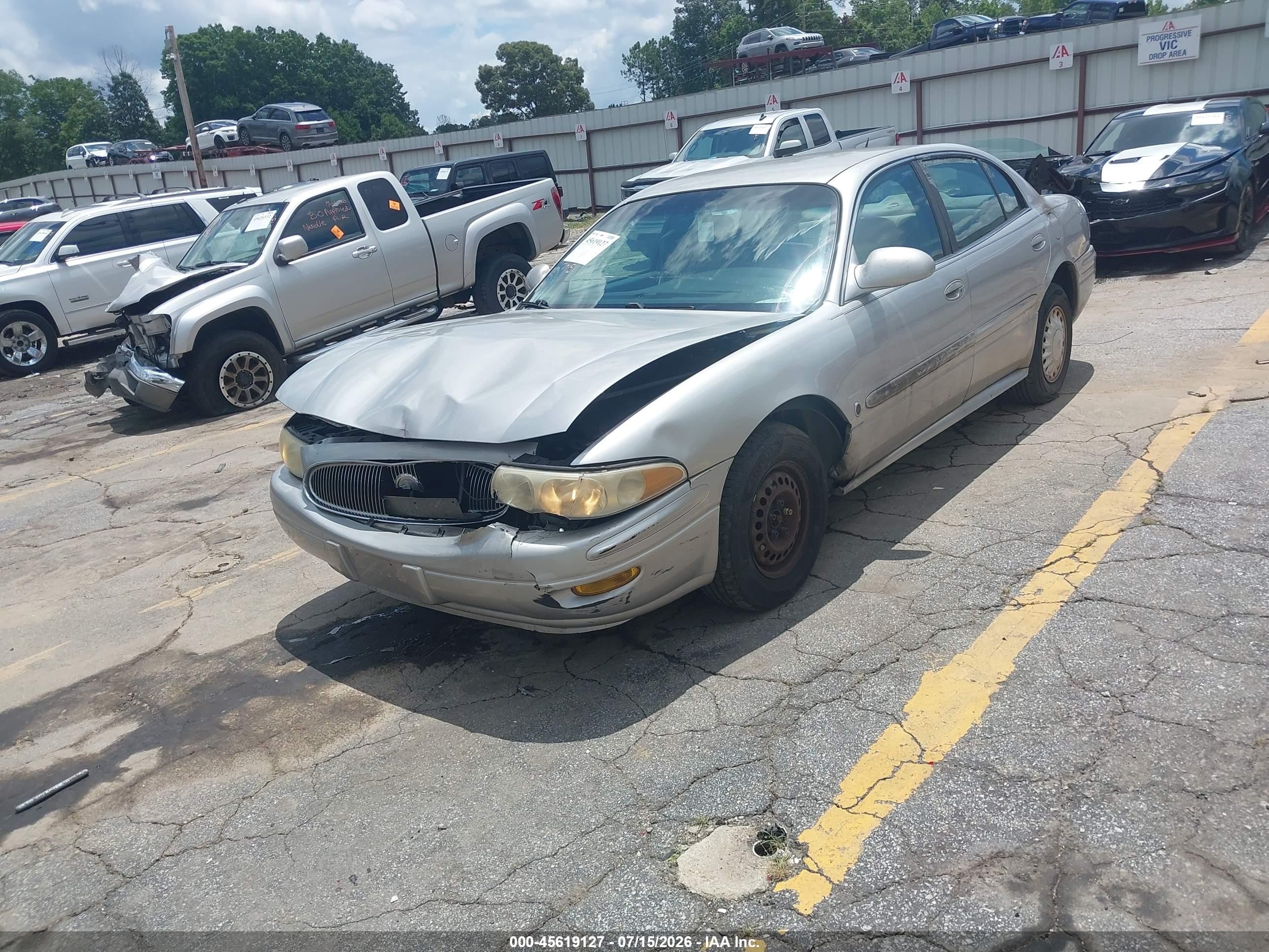 2005 Buick Lesabre Custom Silver vin: 1G4HP52K05U107281