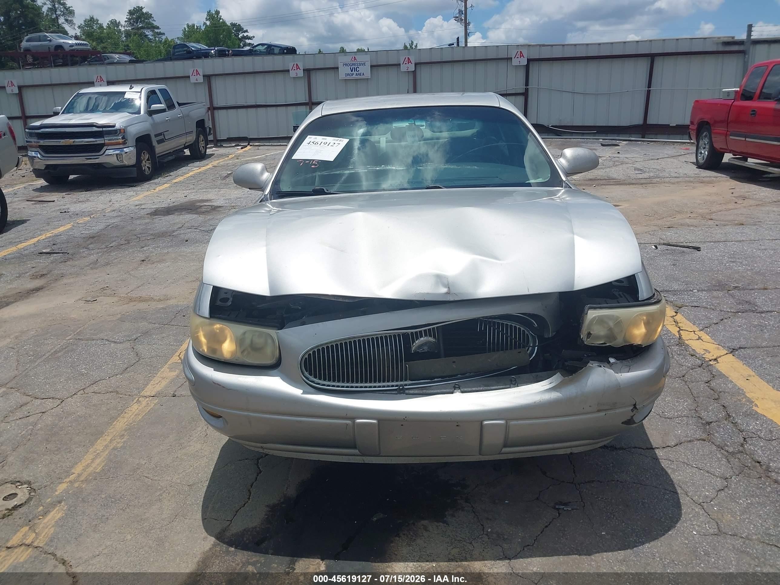 2005 Buick Lesabre Custom Silver vin: 1G4HP52K05U107281